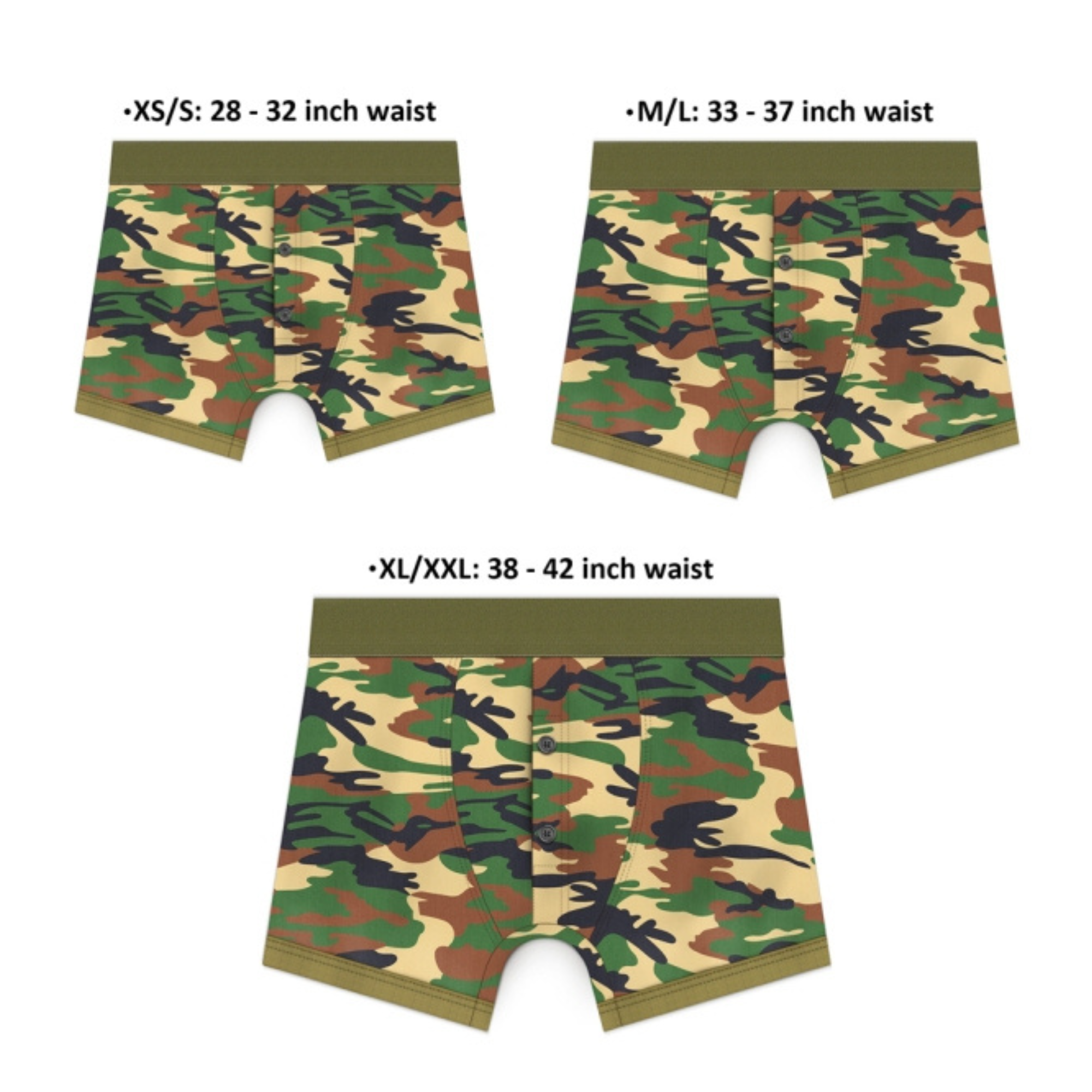 INGEN Unisex Camo Strap-on Boxers