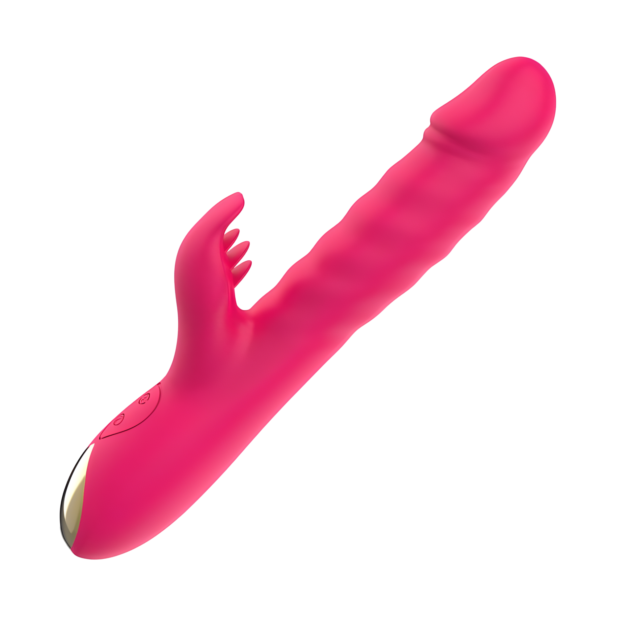 Thrusting Spinning Licking Dual Action Vibrator - Rolling Beads Massage Inner Walls with Every Thrust!