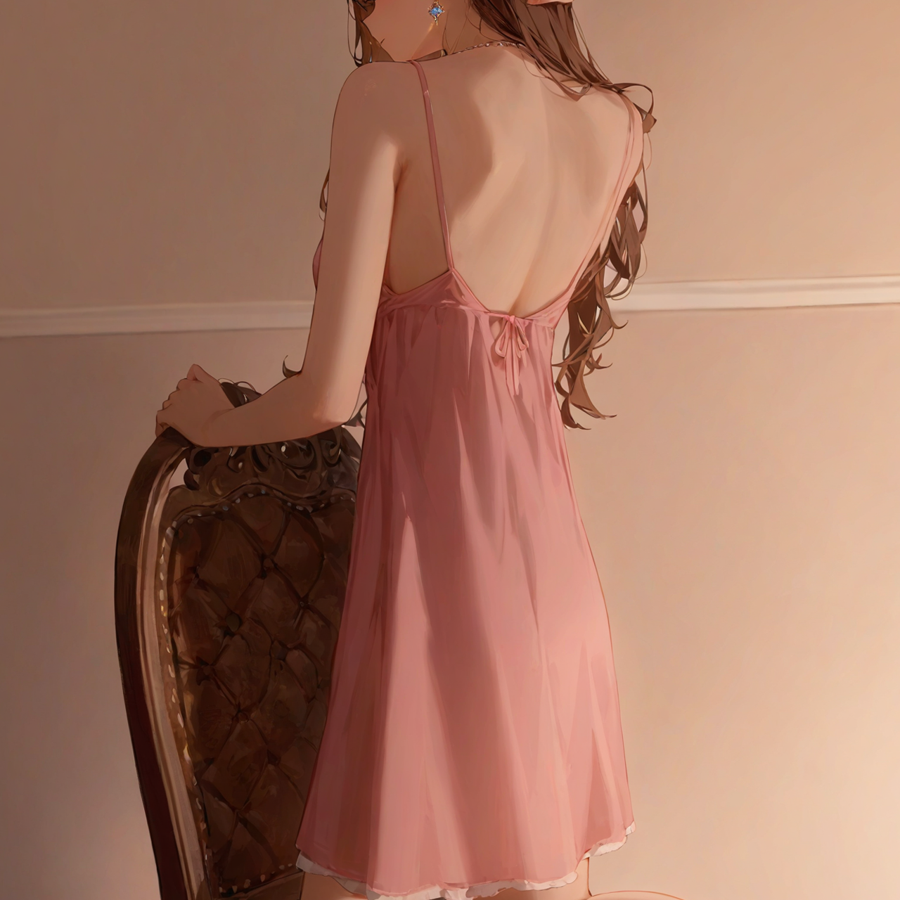 Demi's Silky Nightdress