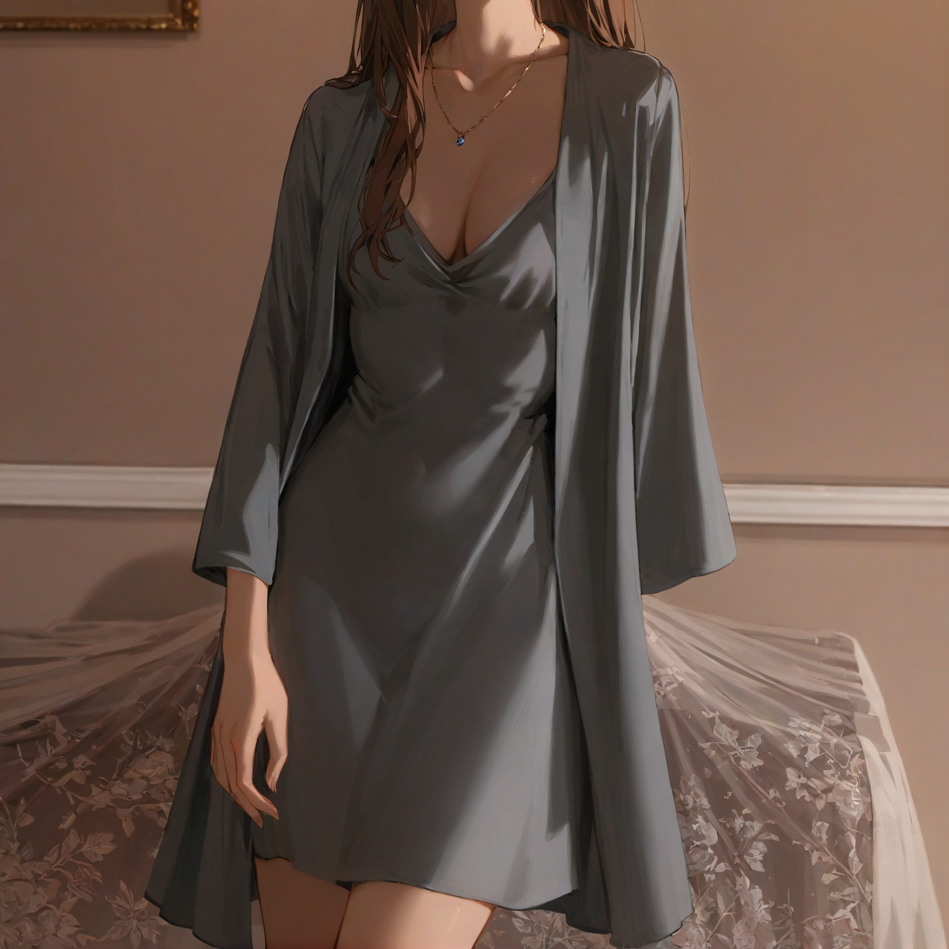 Demi's Silky Nightdress