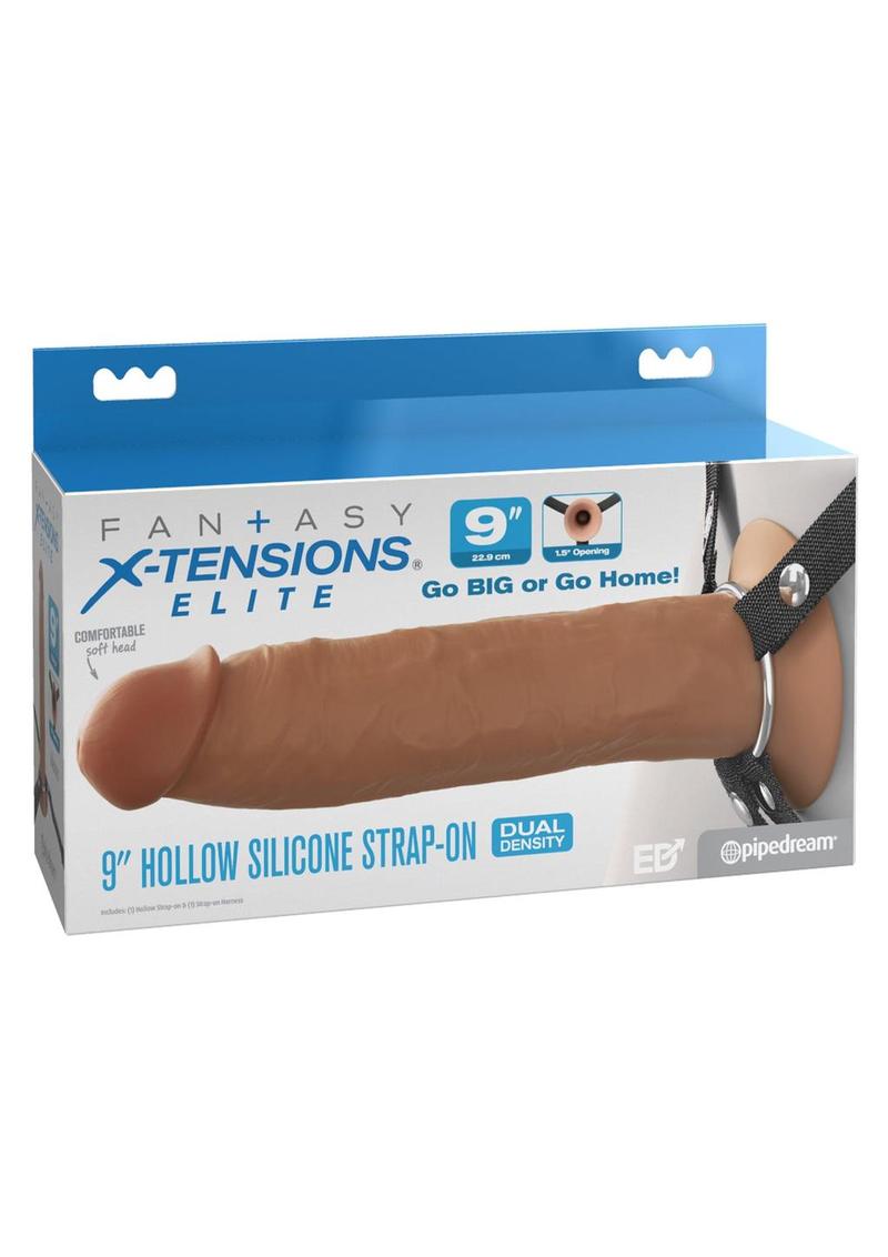 Fantasy X-Tensions Elite Dual Density Hollow Strap-on