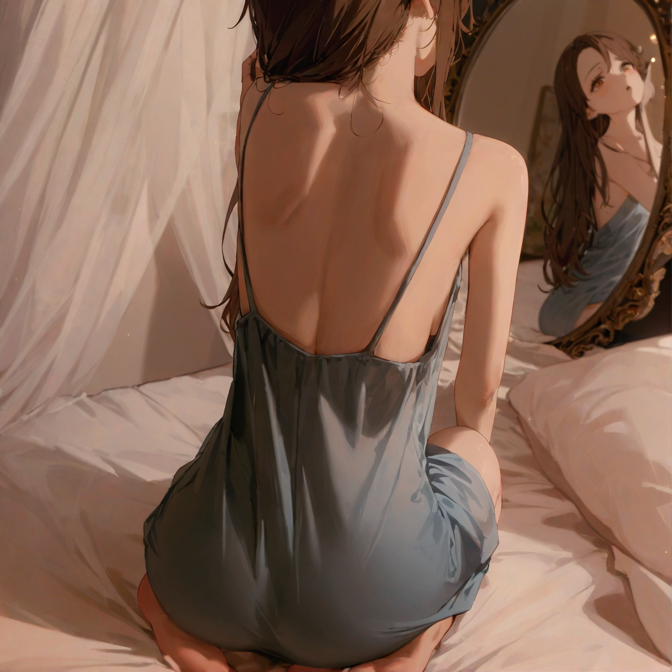 Demi's Silky Nightdress