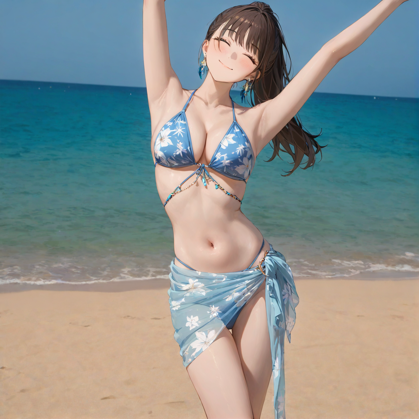 Three-point two-wear swimsuit uniform