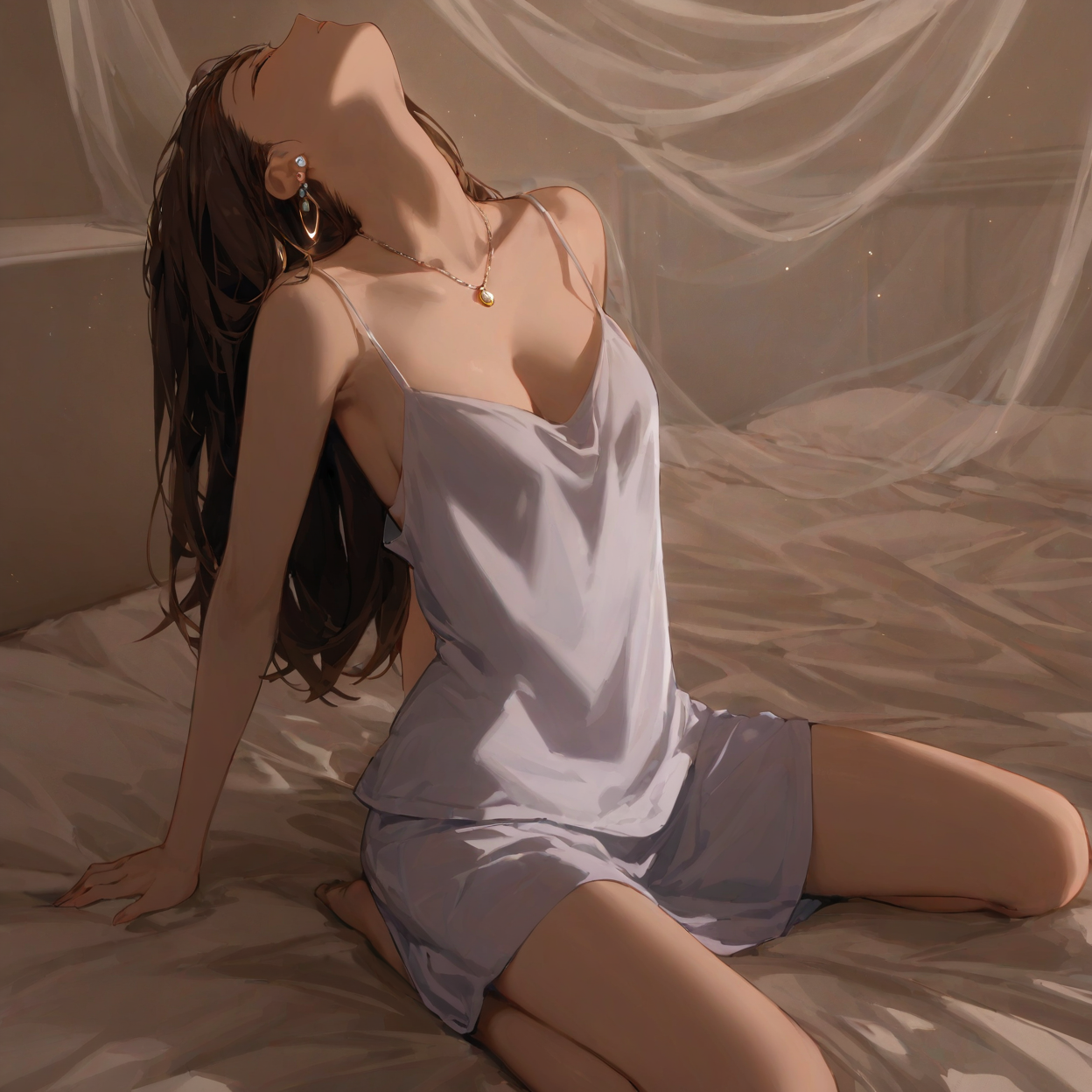 Demi's Silky Nightdress
