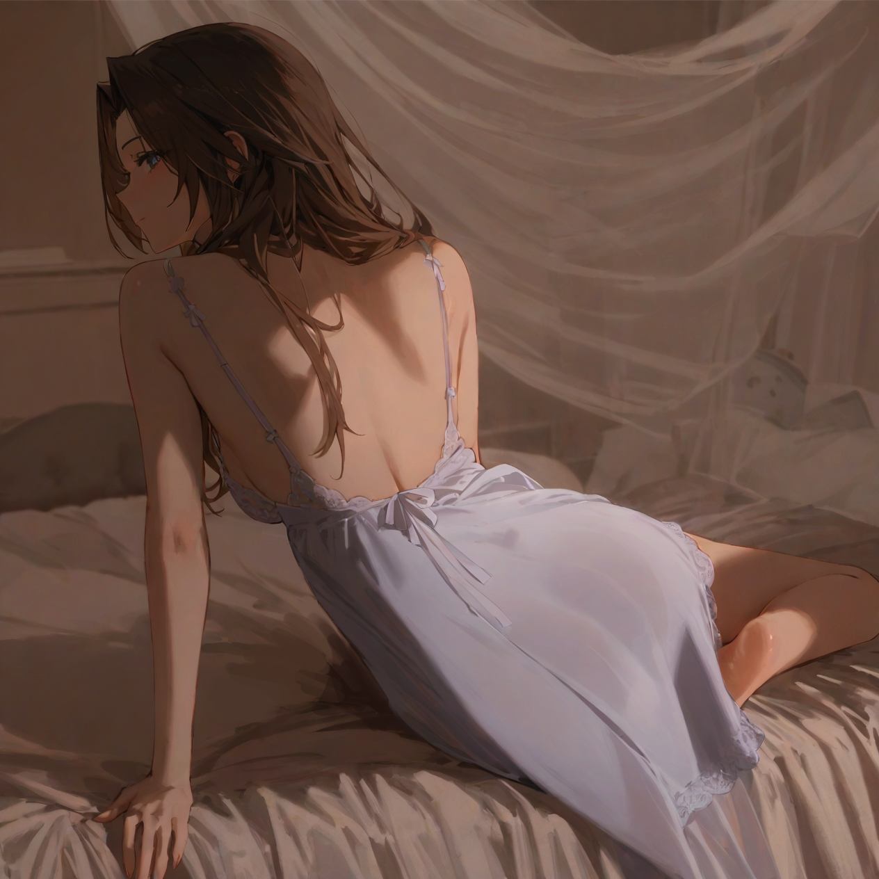 Demi's Silky Nightdress