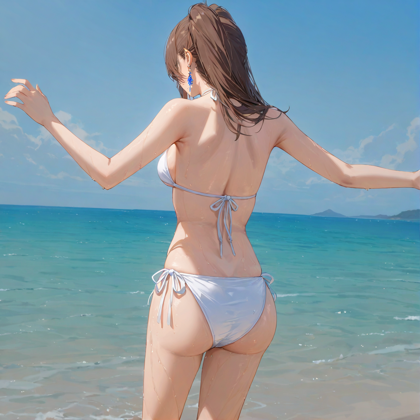 Three-point two-wear swimsuit uniform