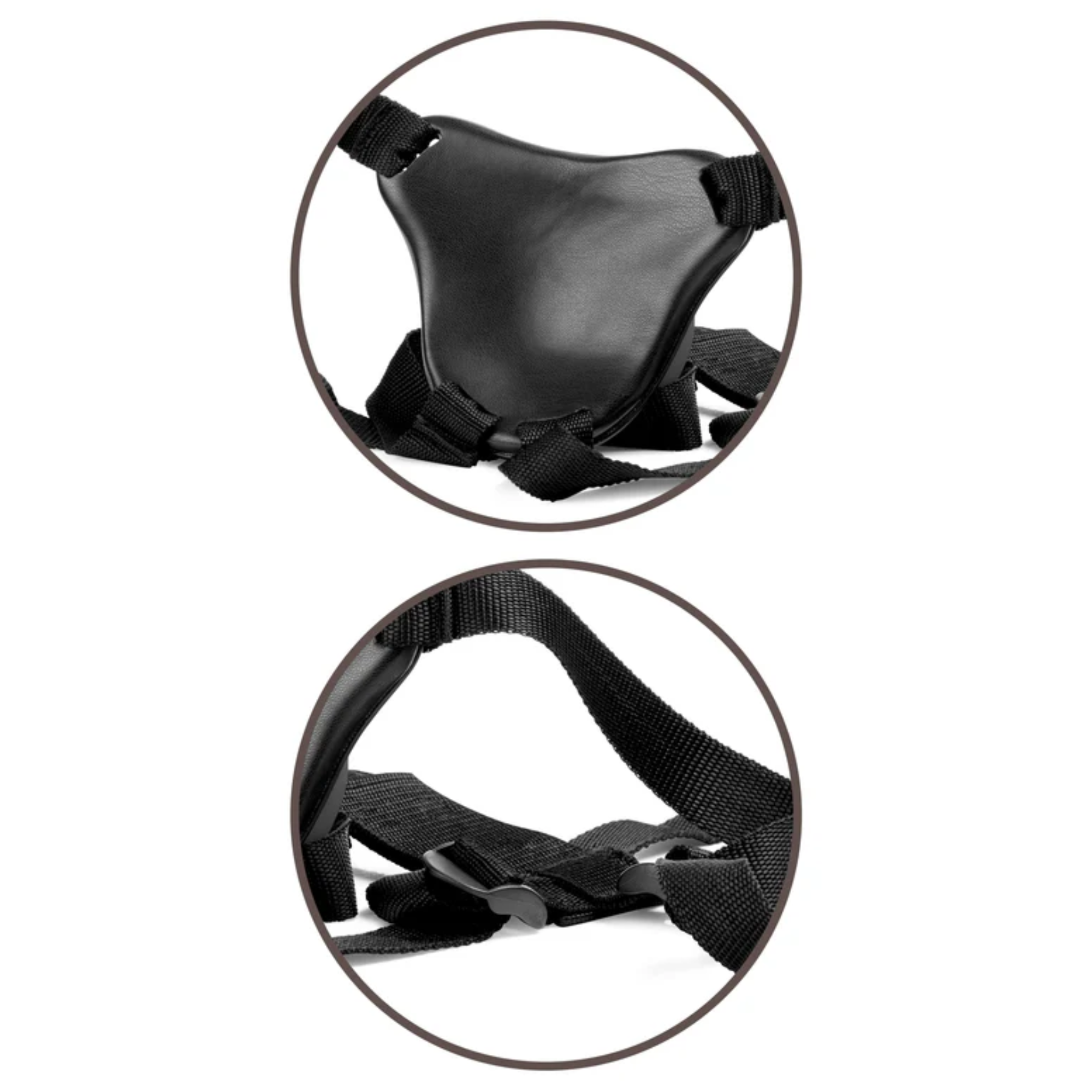 King Cock Deluxe Silicone Body Dock Strap-on Kit with Swinging Balls and 8" Dildo