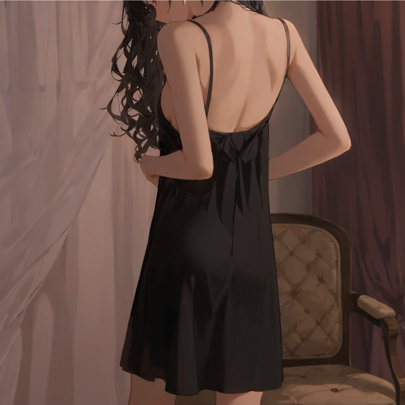Demi's Silky Nightdress