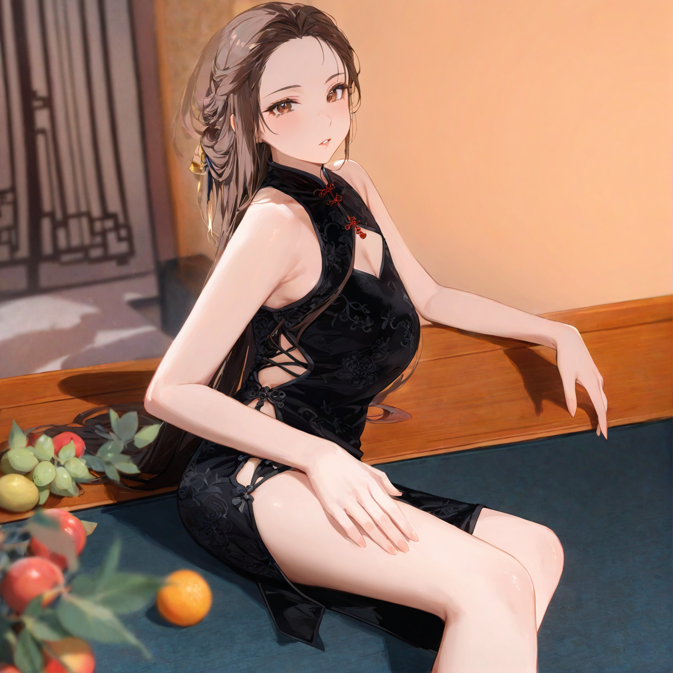 Cheongsam sexy pajamas