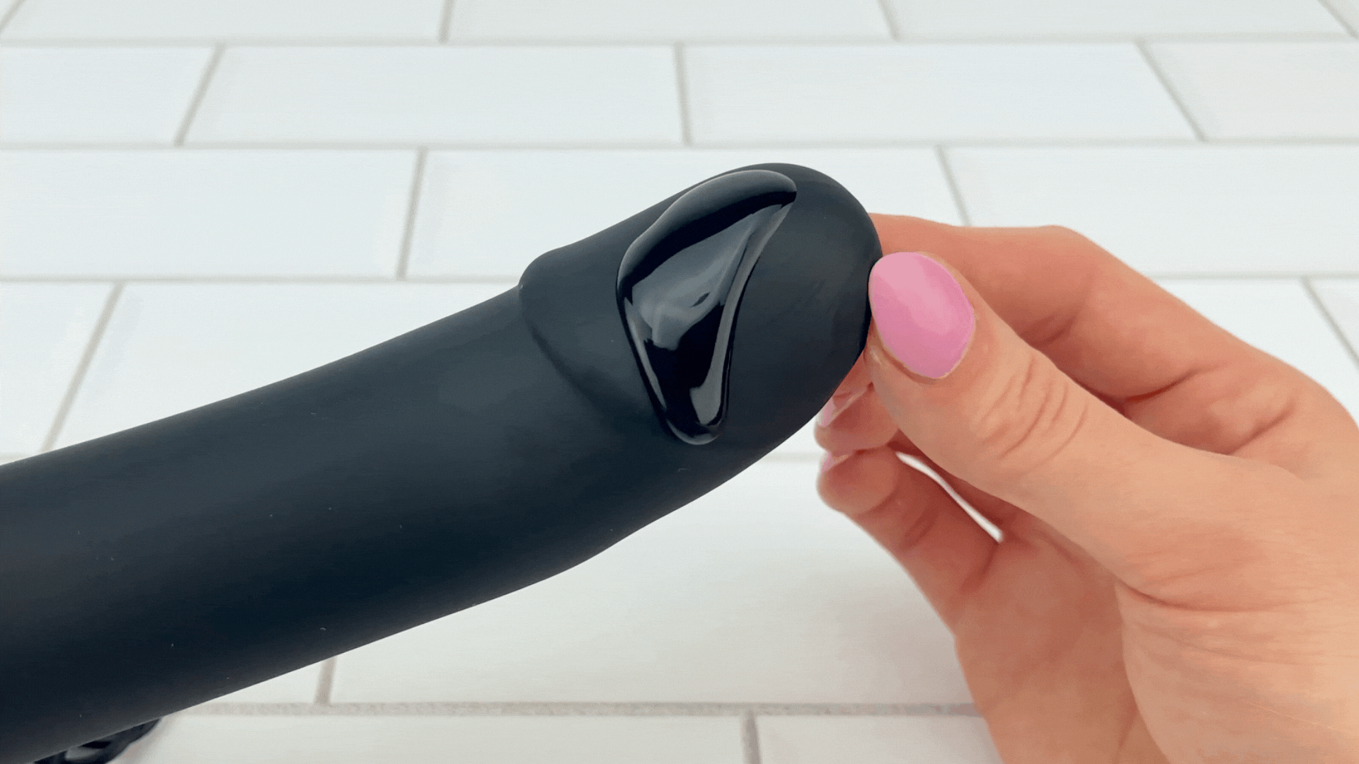 Vibrating Silicone Hollow Strap On