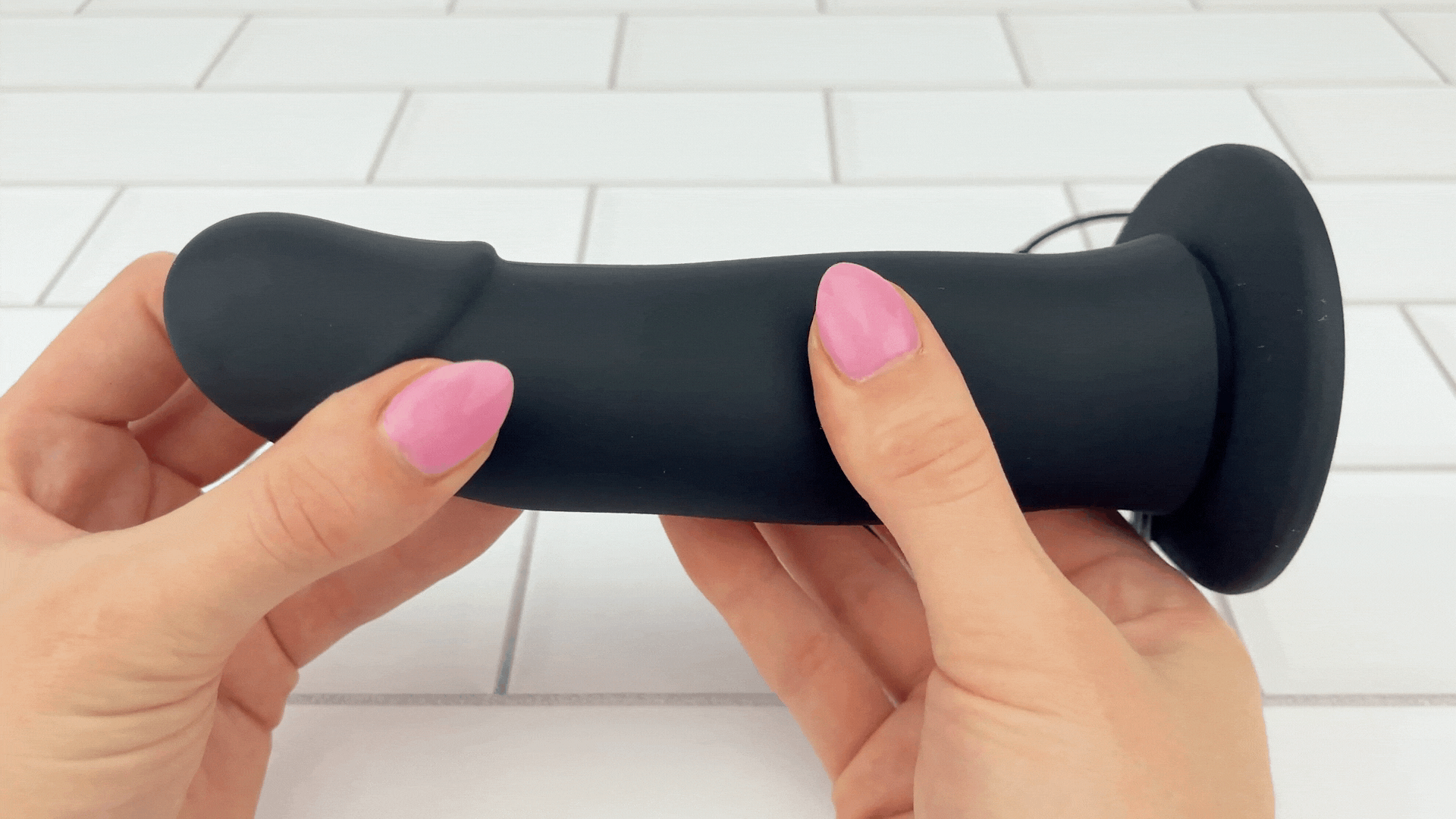 Vibrating Silicone Hollow Strap On