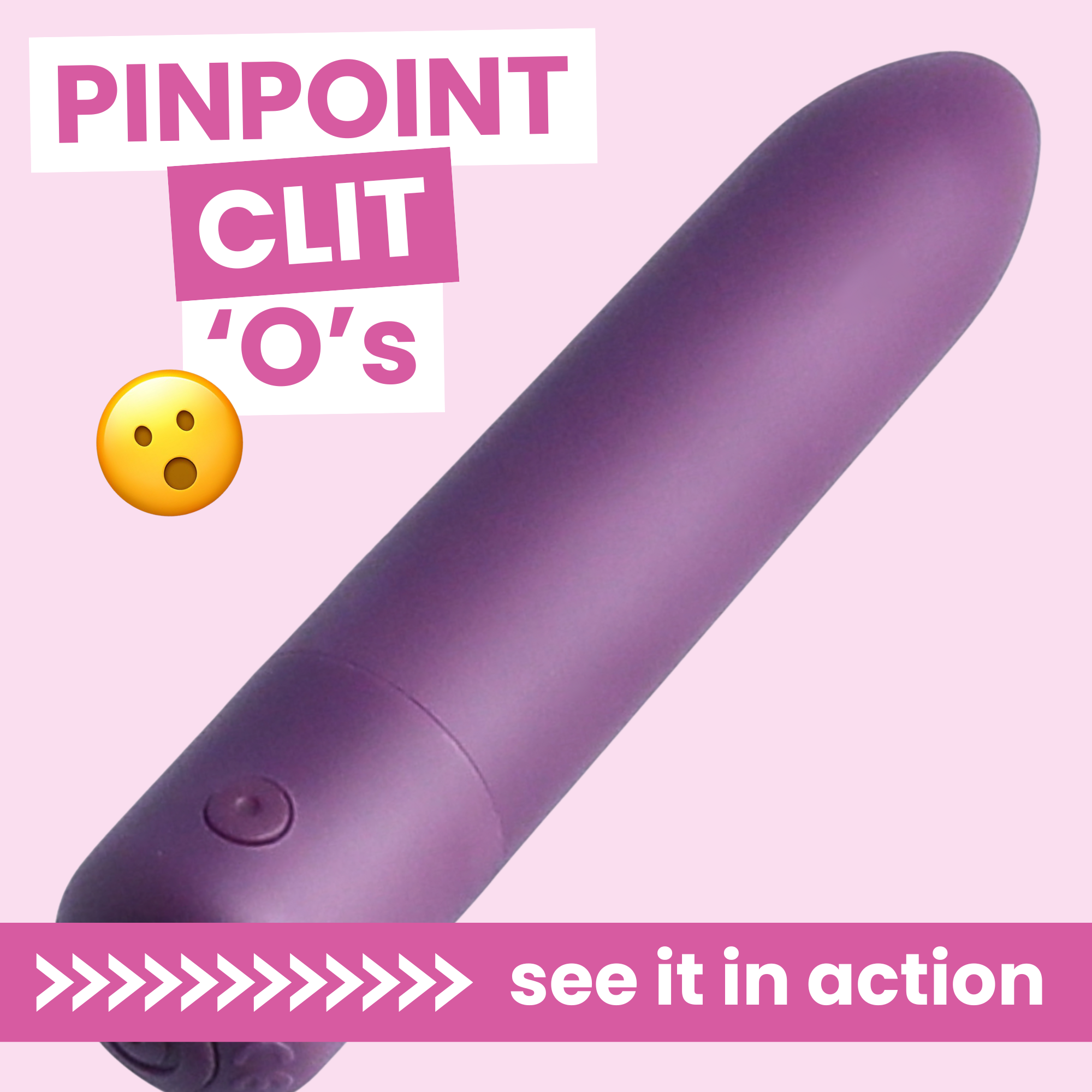 Pinpoint Bullet Vibrator - USB Rechargeable for Endless 'O's!
