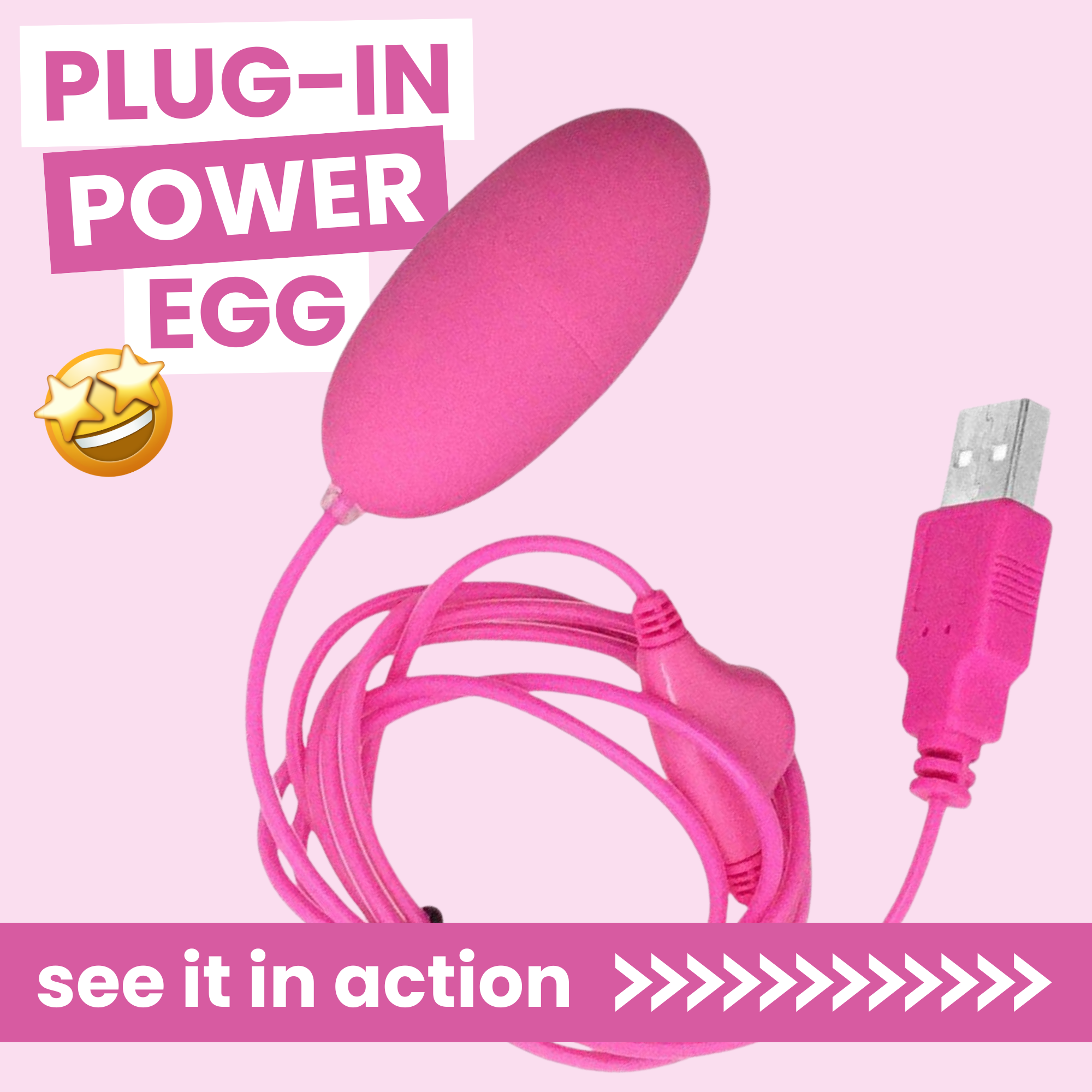 USB Plug-In Vibrating Bullet - Multi Speed Dial