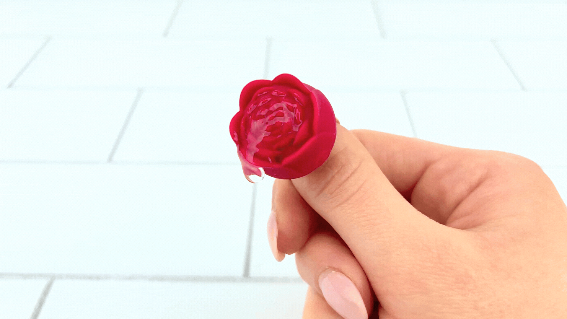 Rose Nubby Silicone Finger Ring Vibrator - Discreet Pleasure On-The-Go!
