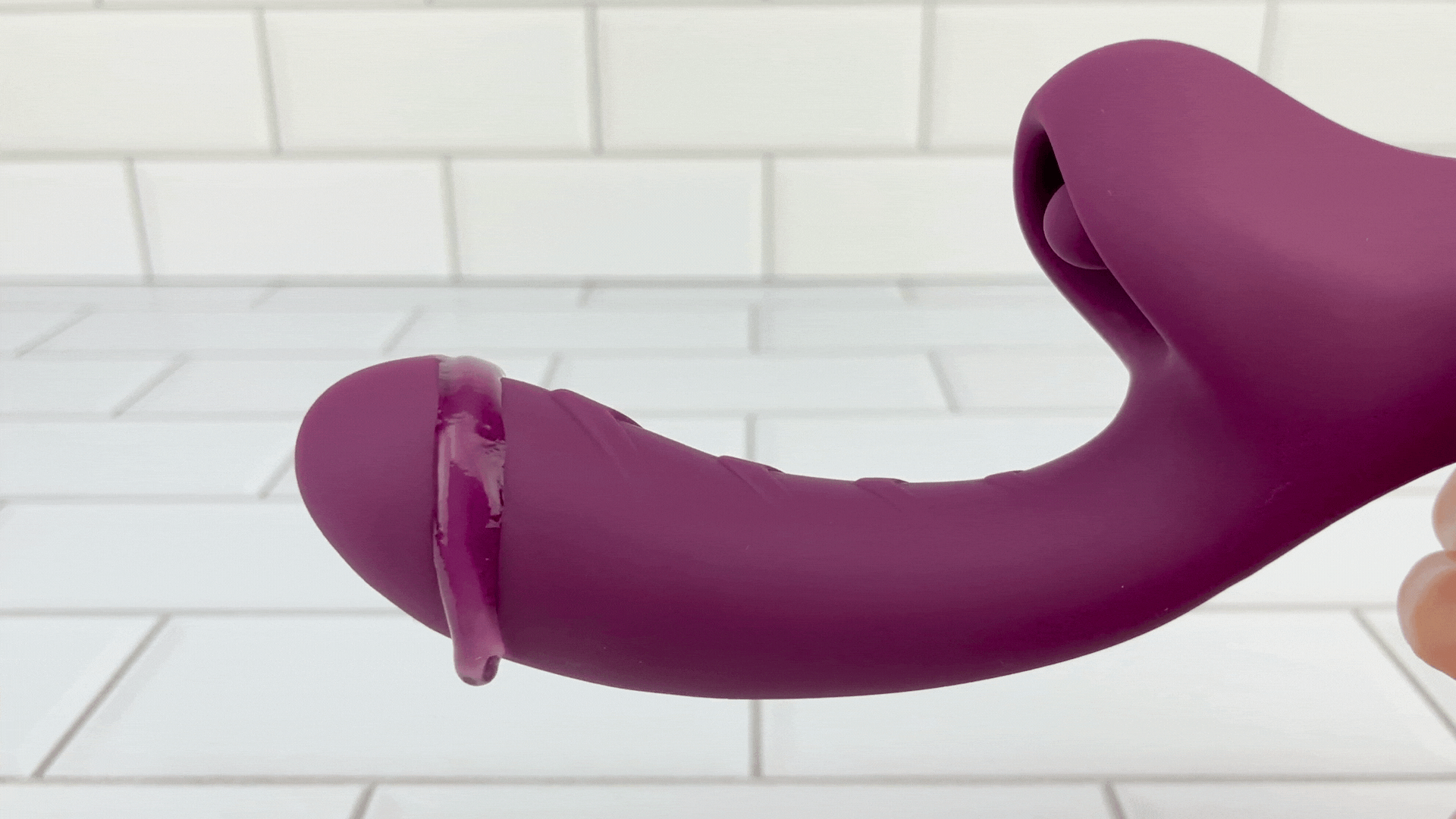 Clit-Stroking Dual Action G-Spot Vibrator - A Unique Vibe That Rubs Your Clit Better Than You!