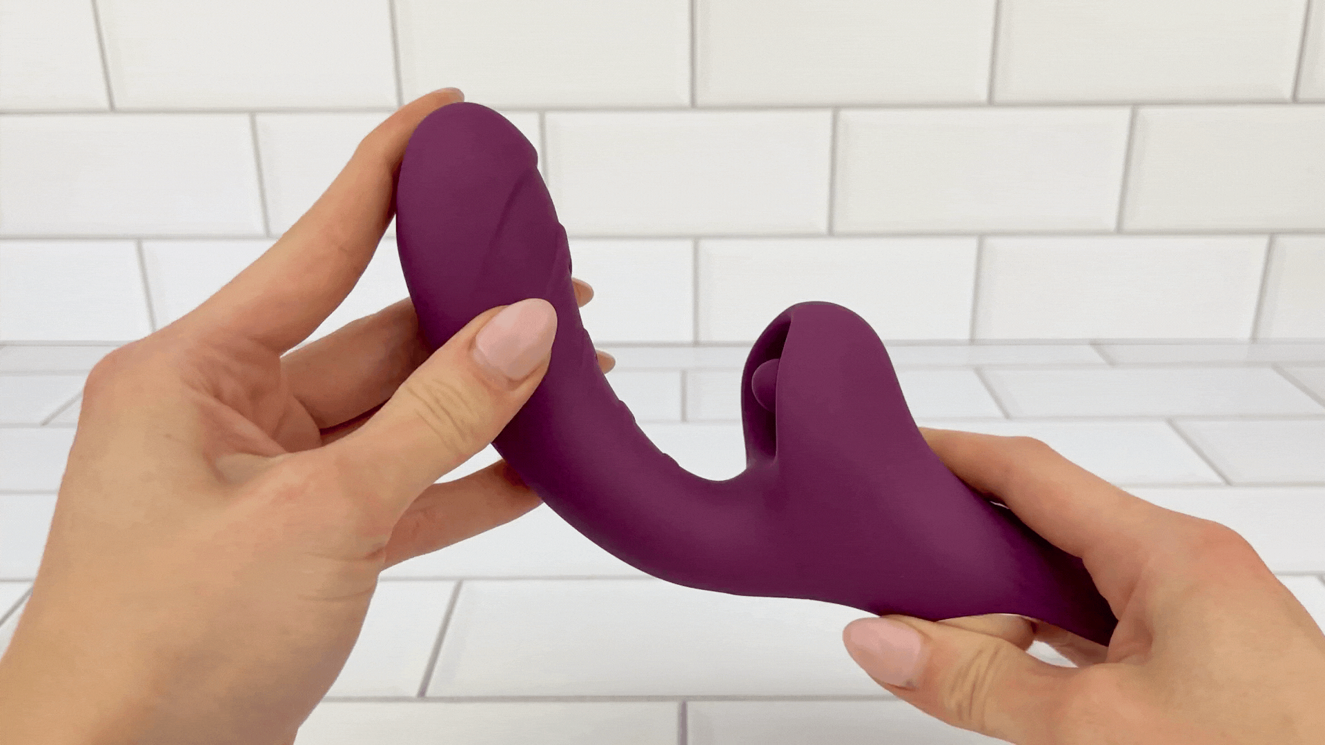 Clit-Stroking Dual Action G-Spot Vibrator - A Unique Vibe That Rubs Your Clit Better Than You!