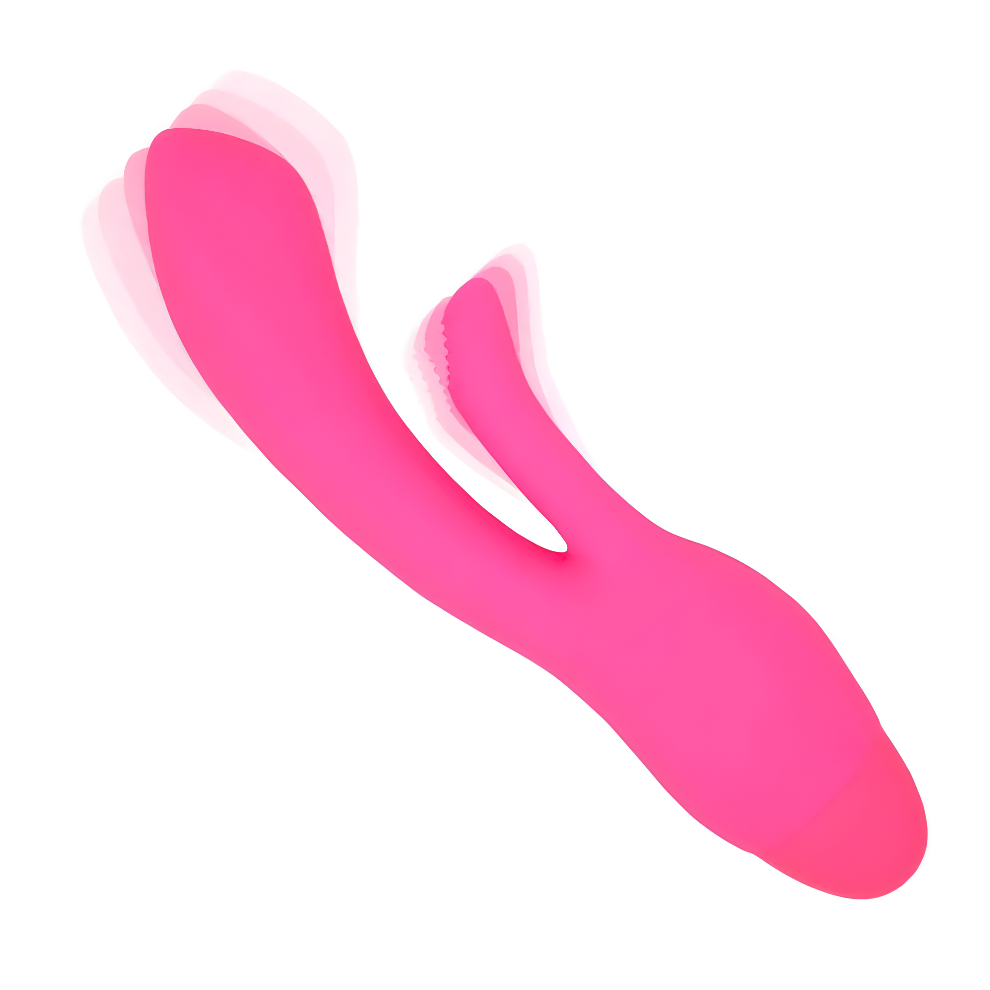 Silicone G-Spot Rabbit - Rubs Your Clit with Every Thrust!