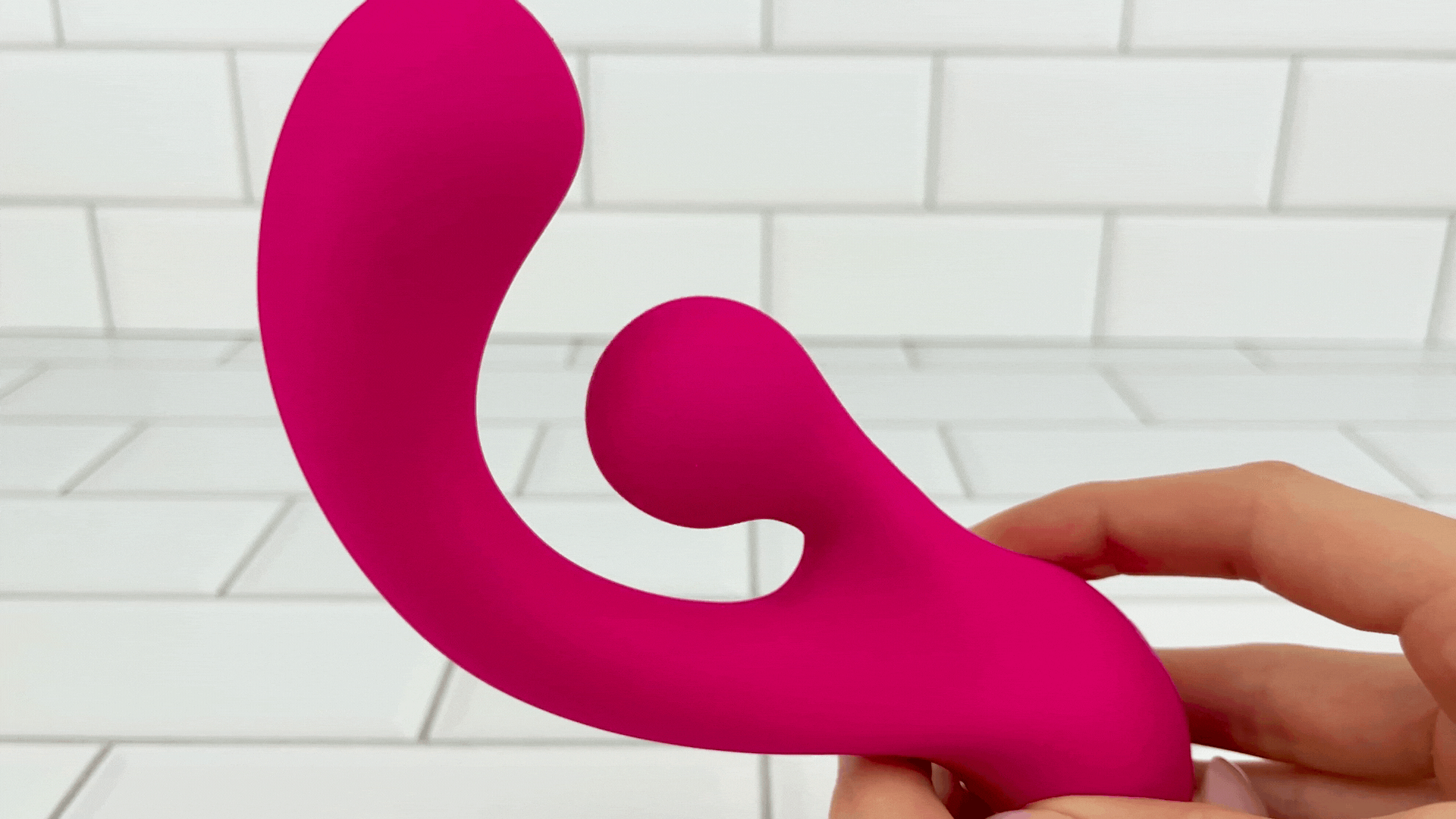 Dual Action Silicone Rotating Clit & G-Spot Vibrator - Nub Rubs Your Clit into Toe-curling Bliss!