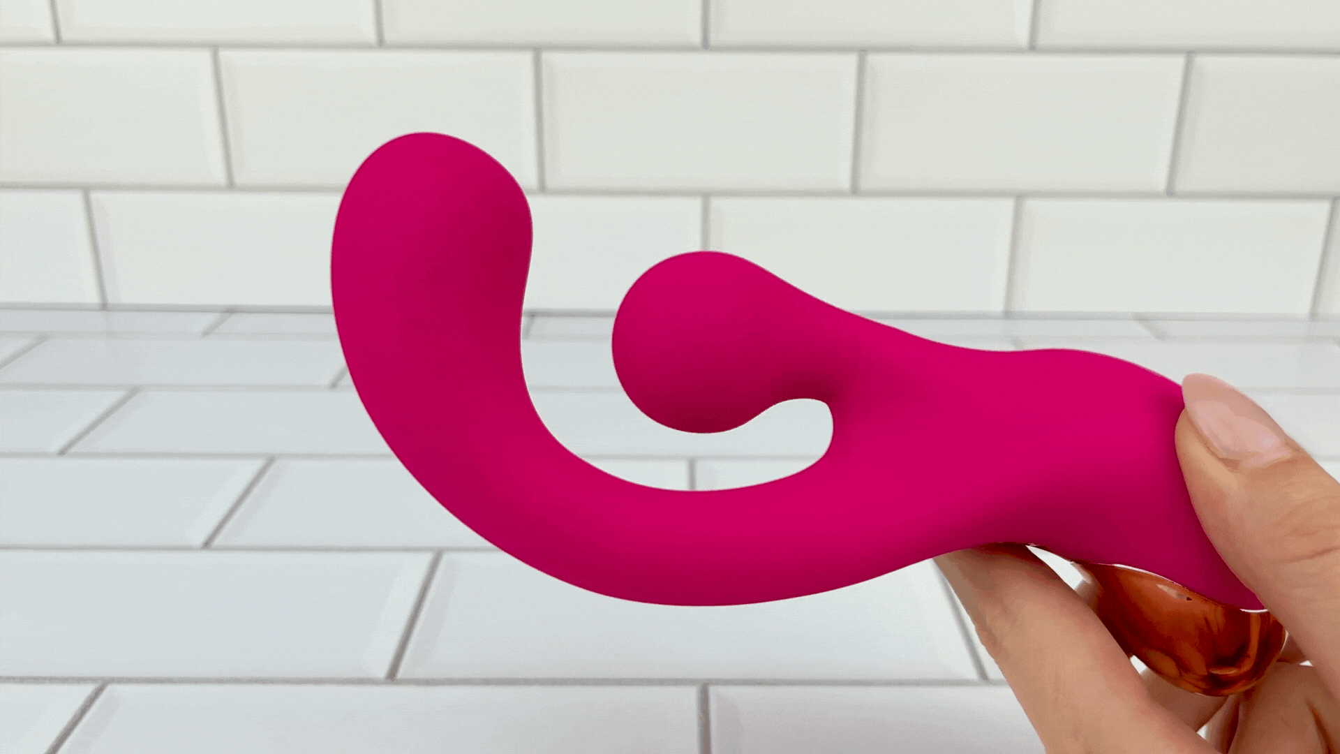 Dual Action Silicone Rotating Clit & G-Spot Vibrator - Nub Rubs Your Clit into Toe-curling Bliss!