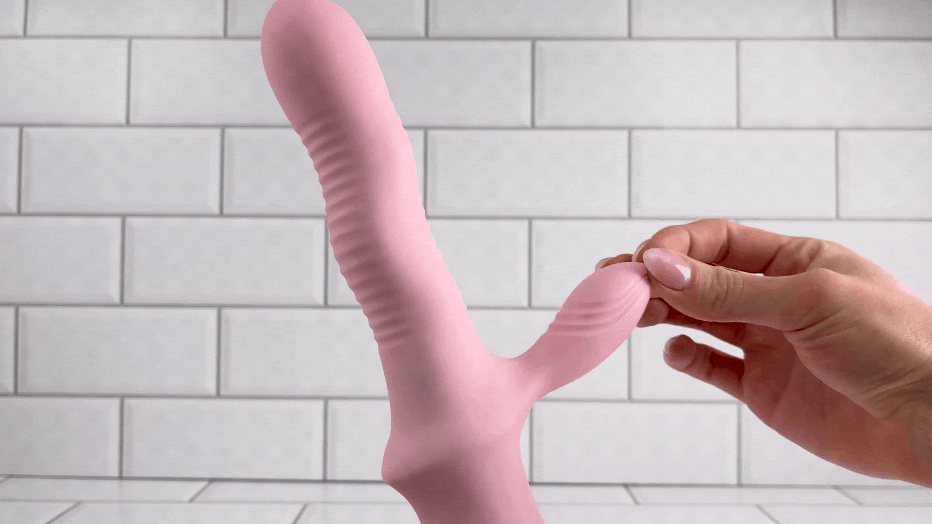 Rolling Wave-Action Silicone Rabbit - The Ultimate Internal Massage!