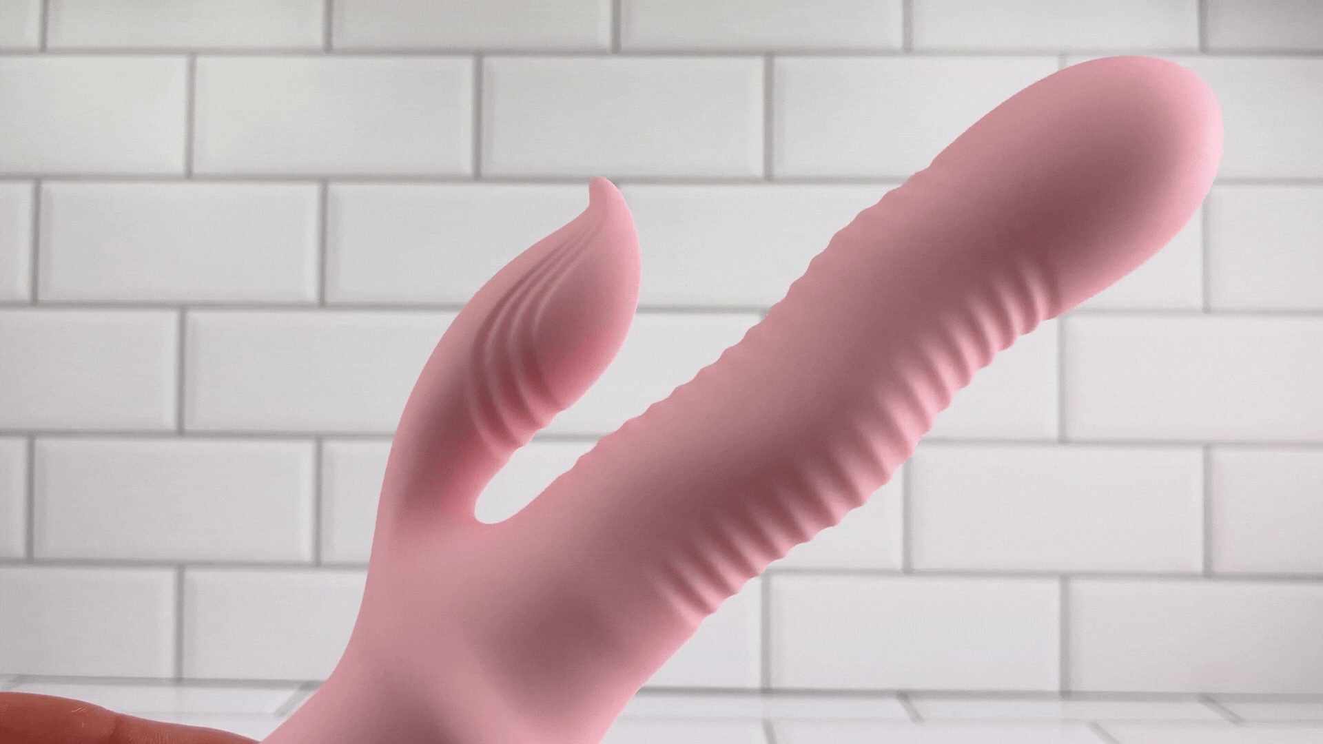 Rolling Wave-Action Silicone Rabbit - The Ultimate Internal Massage!