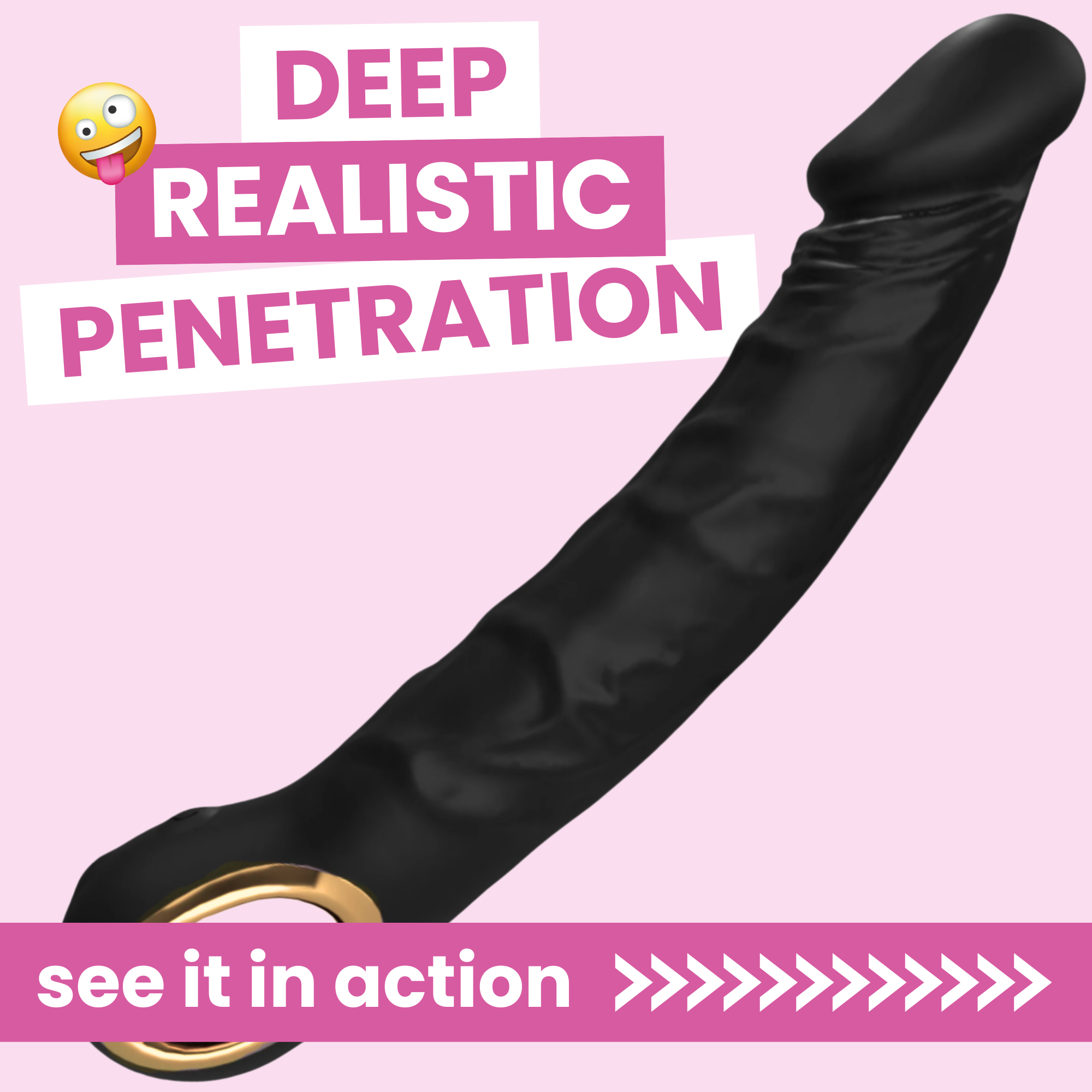 9.5 Inch Veined Vibrating  Silicone Dildo - Deep, Lifelike Penetration!