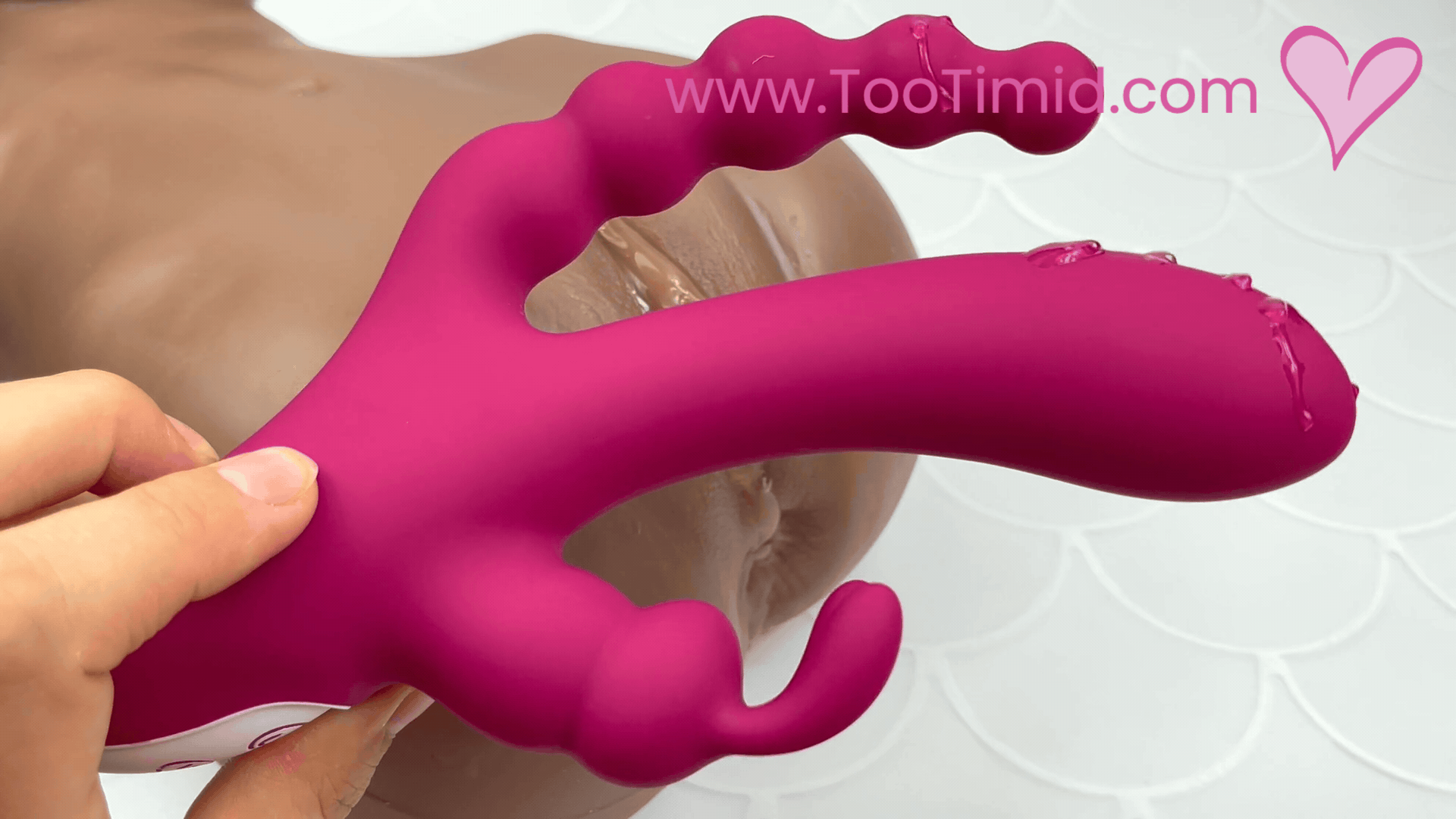Waterproof Silicone Triple Rabbit Stimulator
