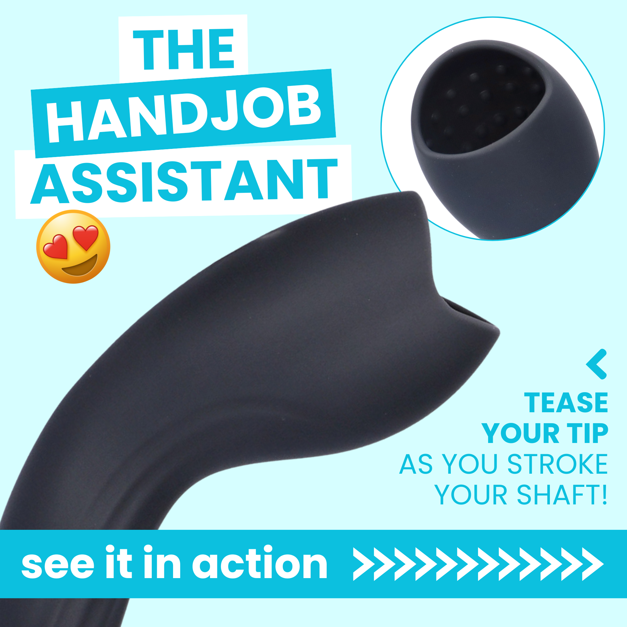 Vibrating Penis Tip Massager - F-Spot Stimulation!