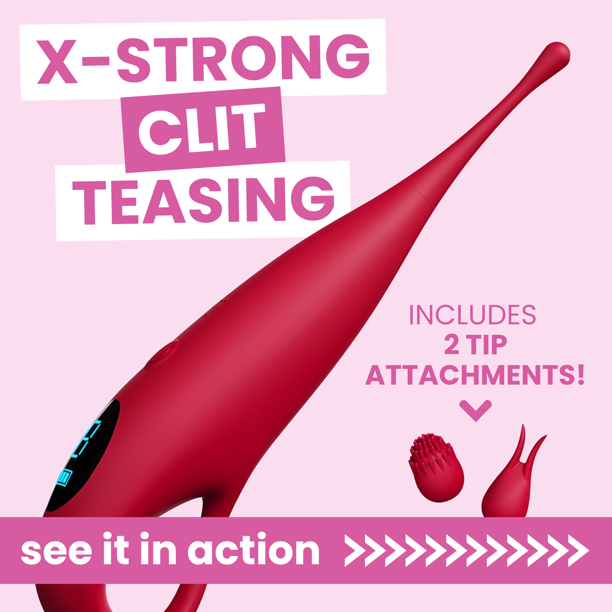 Pinpoint Clit Vibe For Faster, Stronger, More Intense Orgasms!