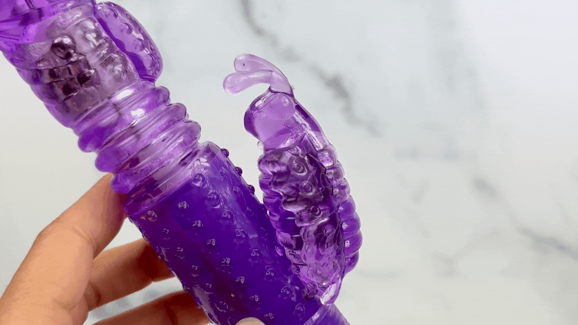 Thrusting Rotating Dual-Action Butterfly Vibrator