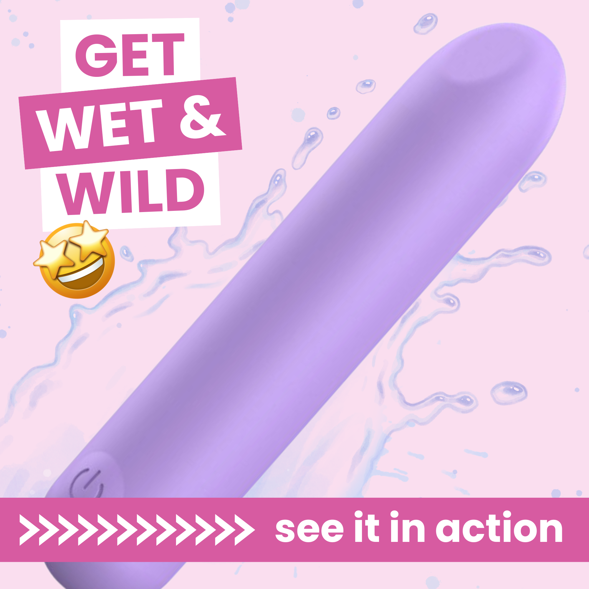 The Lavender Lover Bullet Vibe - 100% Waterproof & Rechargeable!