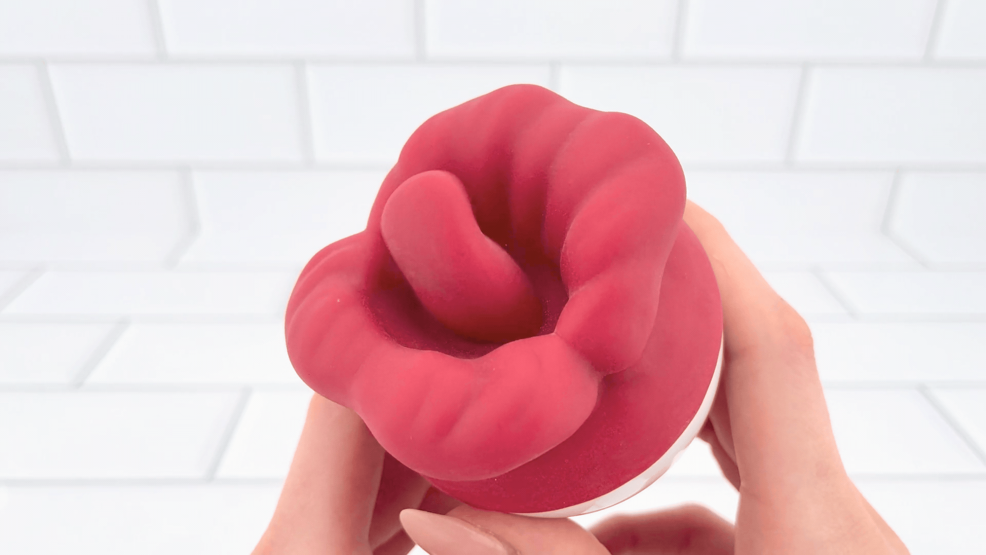 Flaming Red Lips Self-Motion Flickering Tongue Clit Stimulator