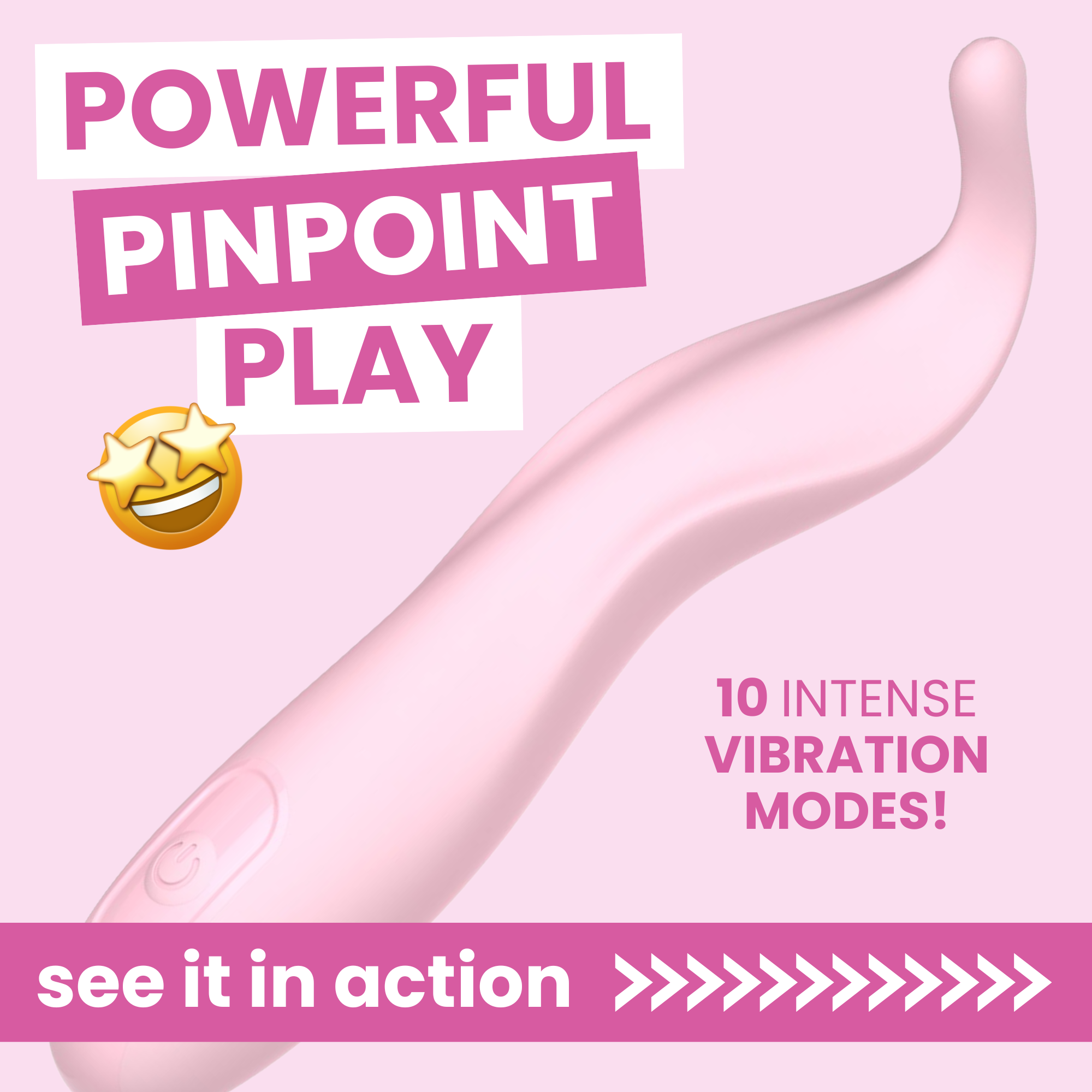 Pique Pinpoint Vibrator - Perfect for Clit or Nipple Stimulation!