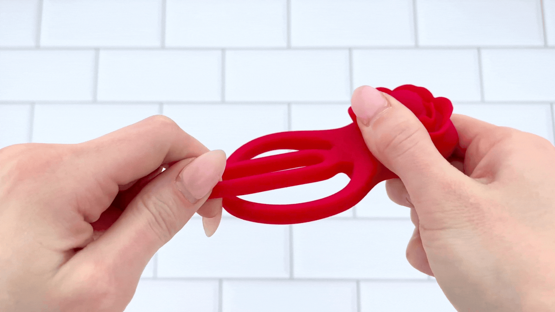 Flower Double C-Ring - Clit Stimulation For Her & Enhanced Erections For You!