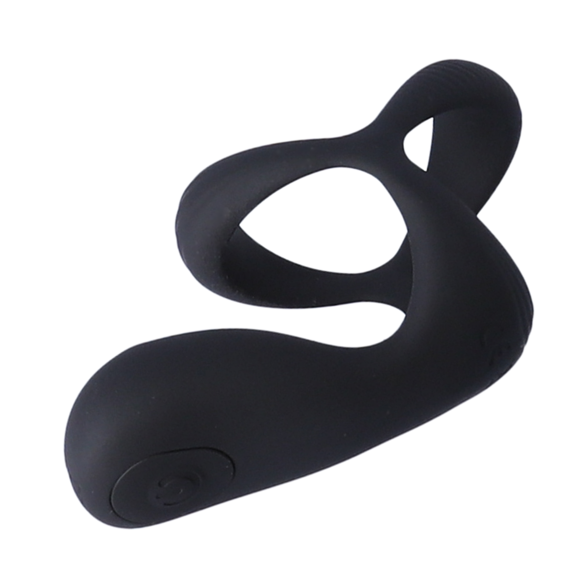 Double Cock Ring with Taint & Clit Stimulator - Strengthens Your O's!