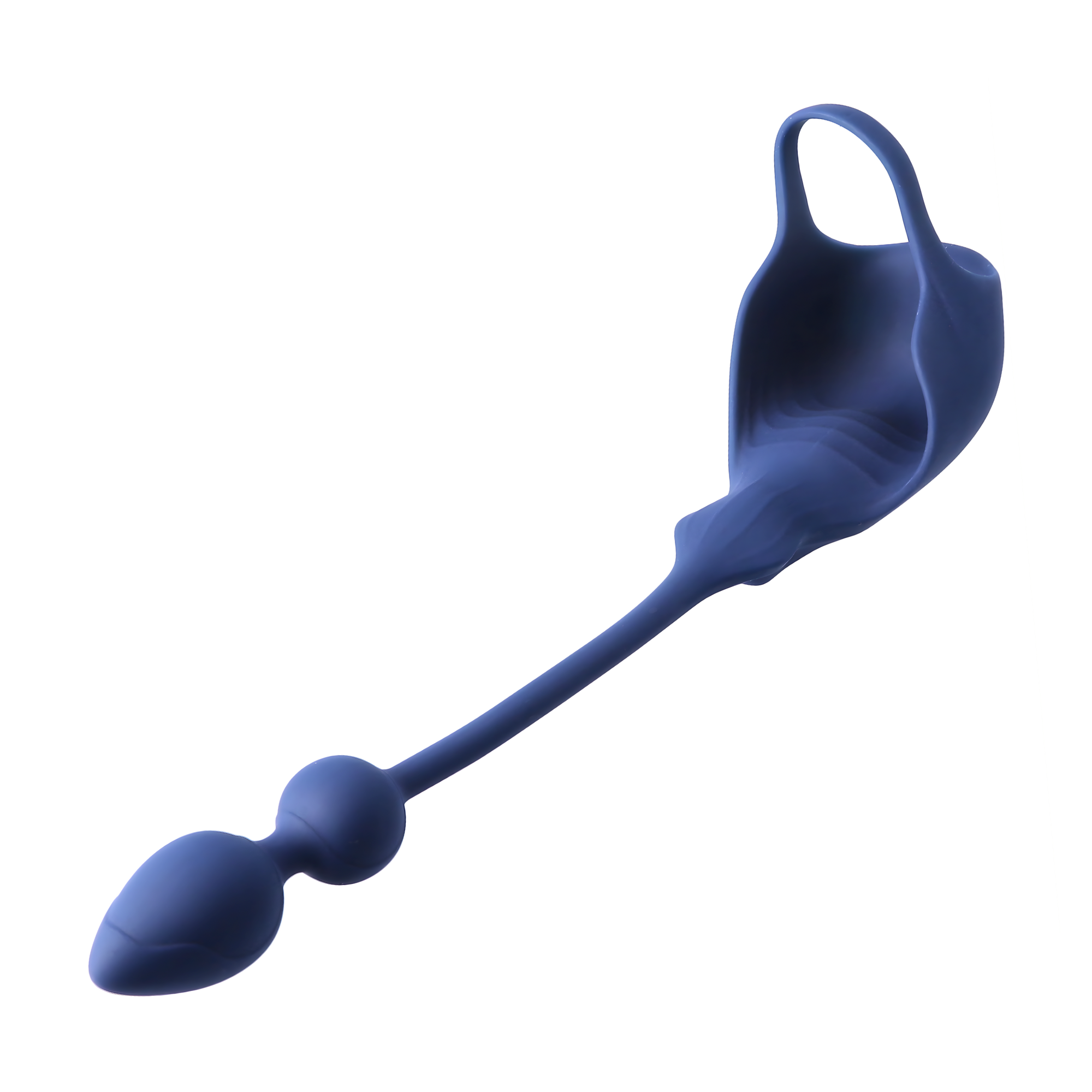 Cock Ring with Ball Cage and Anal Plug - Hugs Your Balls With Vibrations & Targets Your P-Spot!