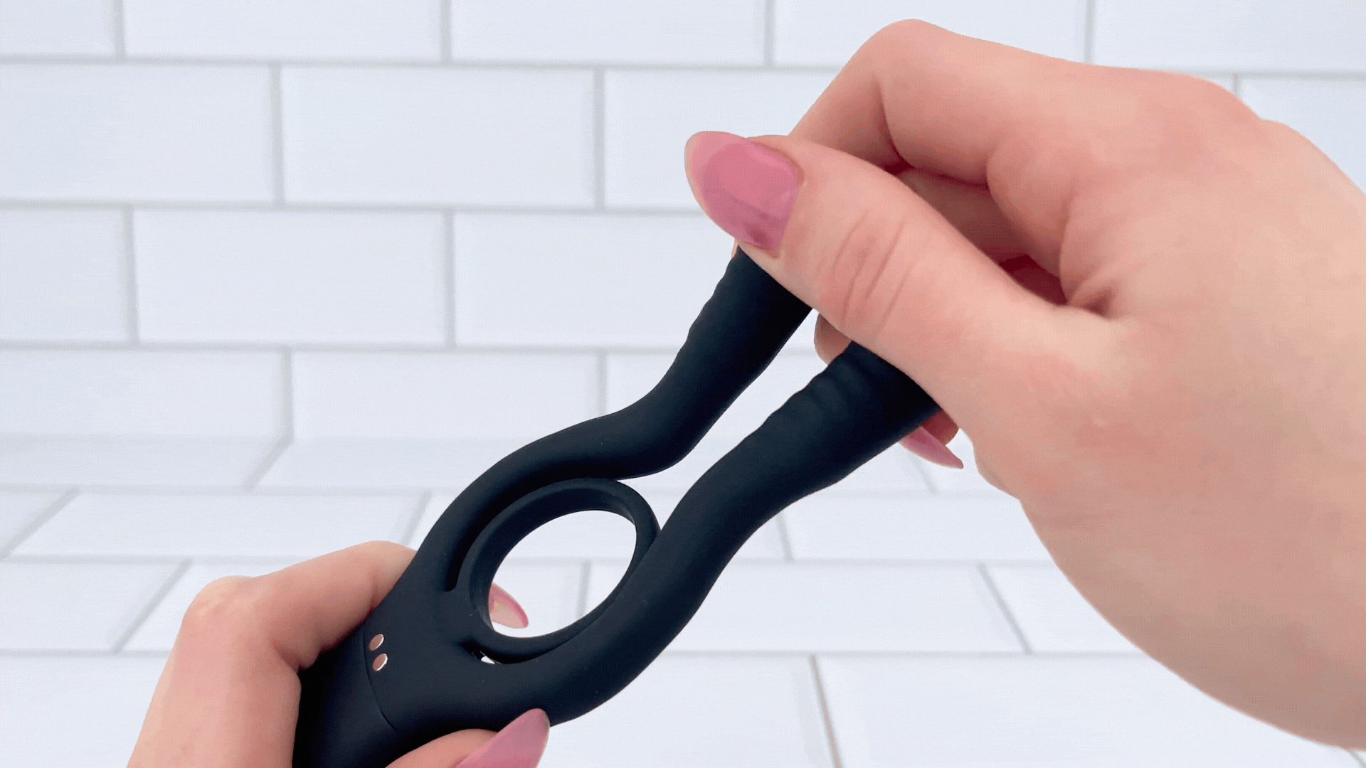 The Dual-Action Clit & Ball Vibrating Cock Ring