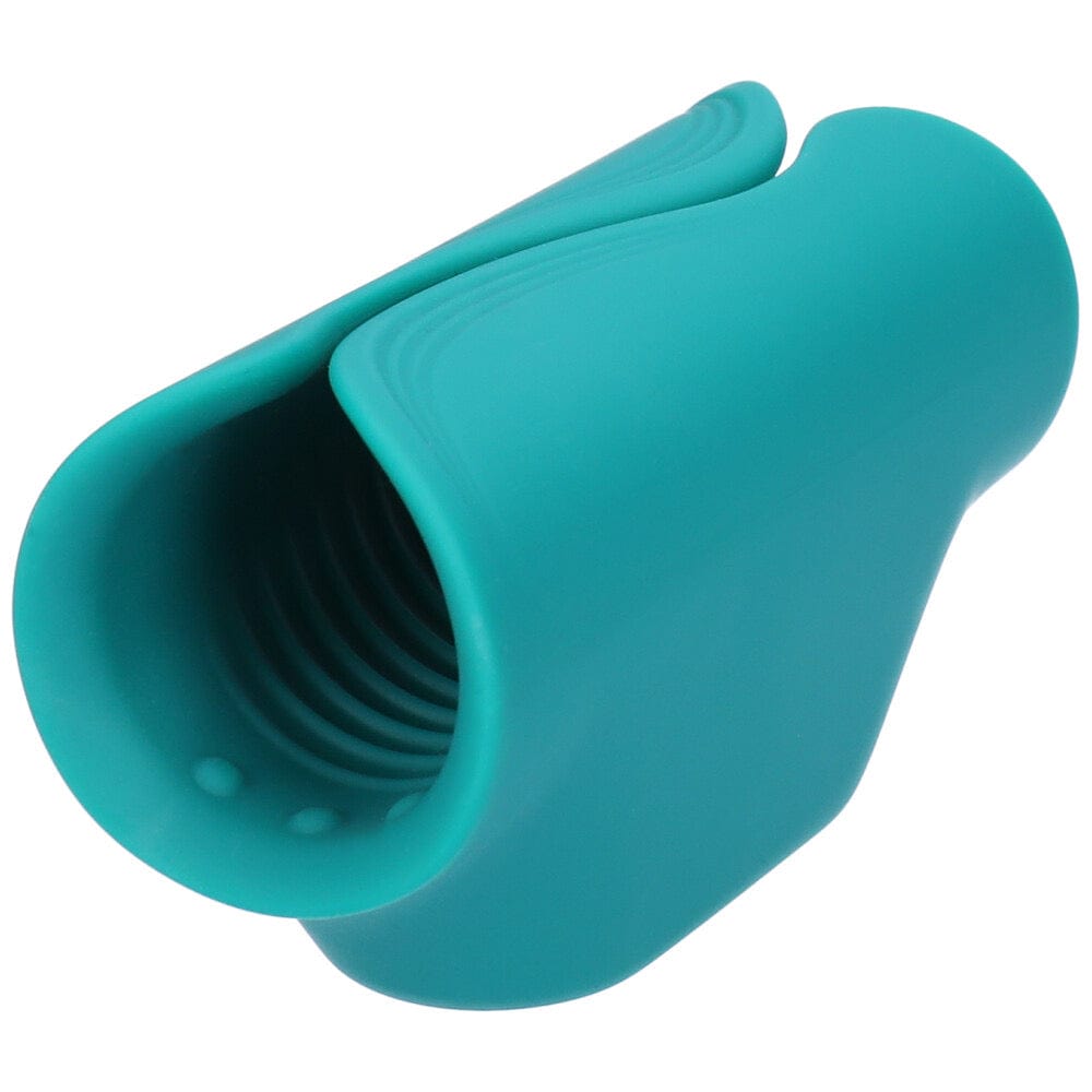 Vibrating Ribbed Silicone Penis Gripper Stroker | Rechargeable HJ & BJ Aide