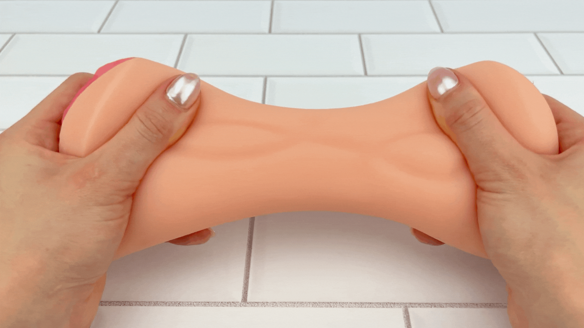 Dual Ended Stroking Sleeve - Tight Pussy and Ass!
