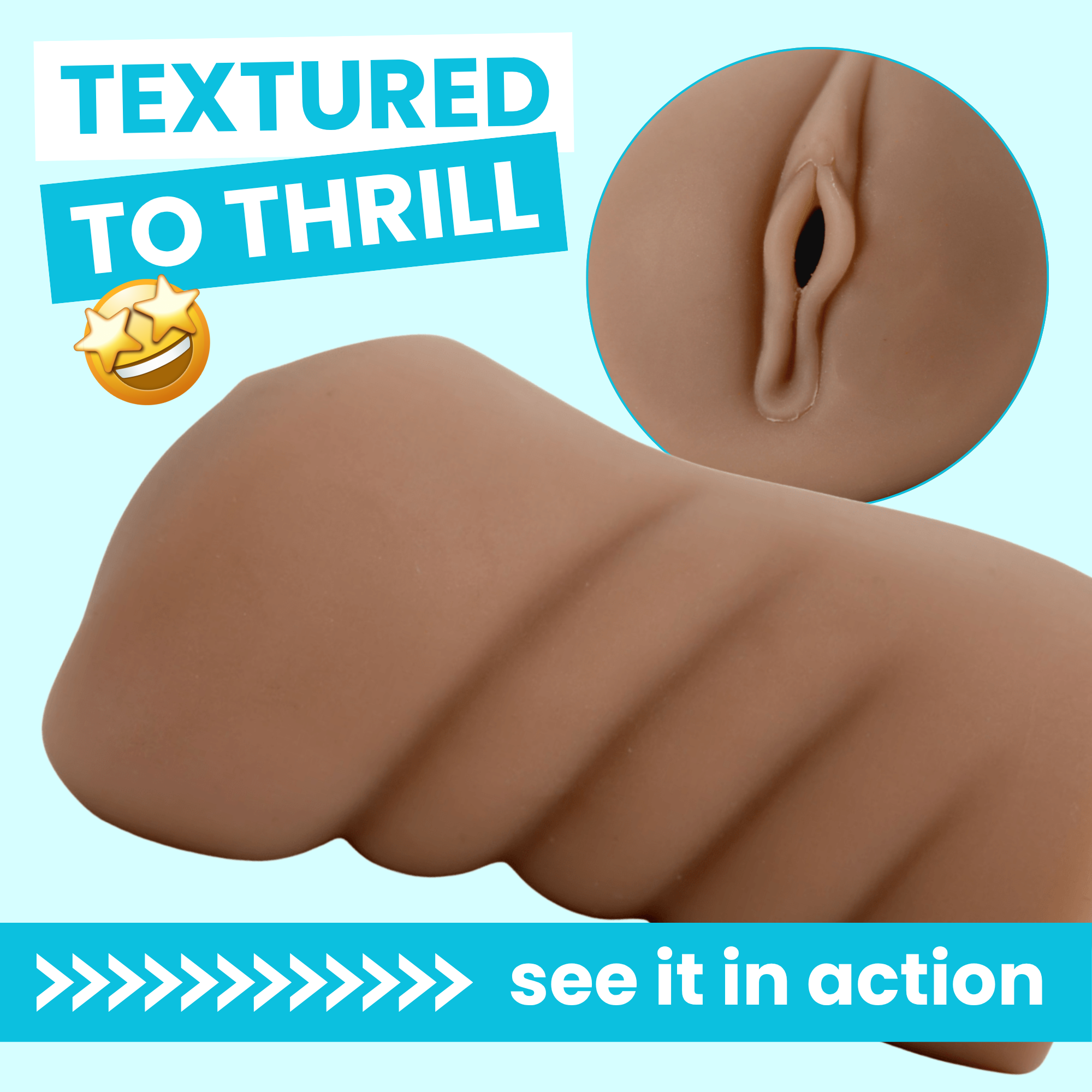 Easy Grip Pocket Pussy Masturbator