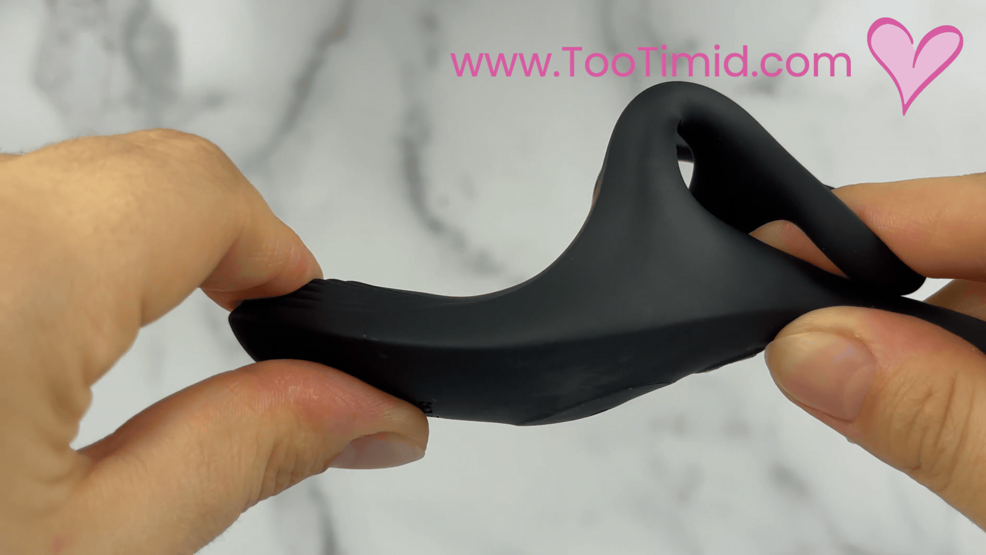 Triple Stimulating Vibrating Silicone Cock Ring with Remote - Penis, Scrotum, and Anal Vibes!
