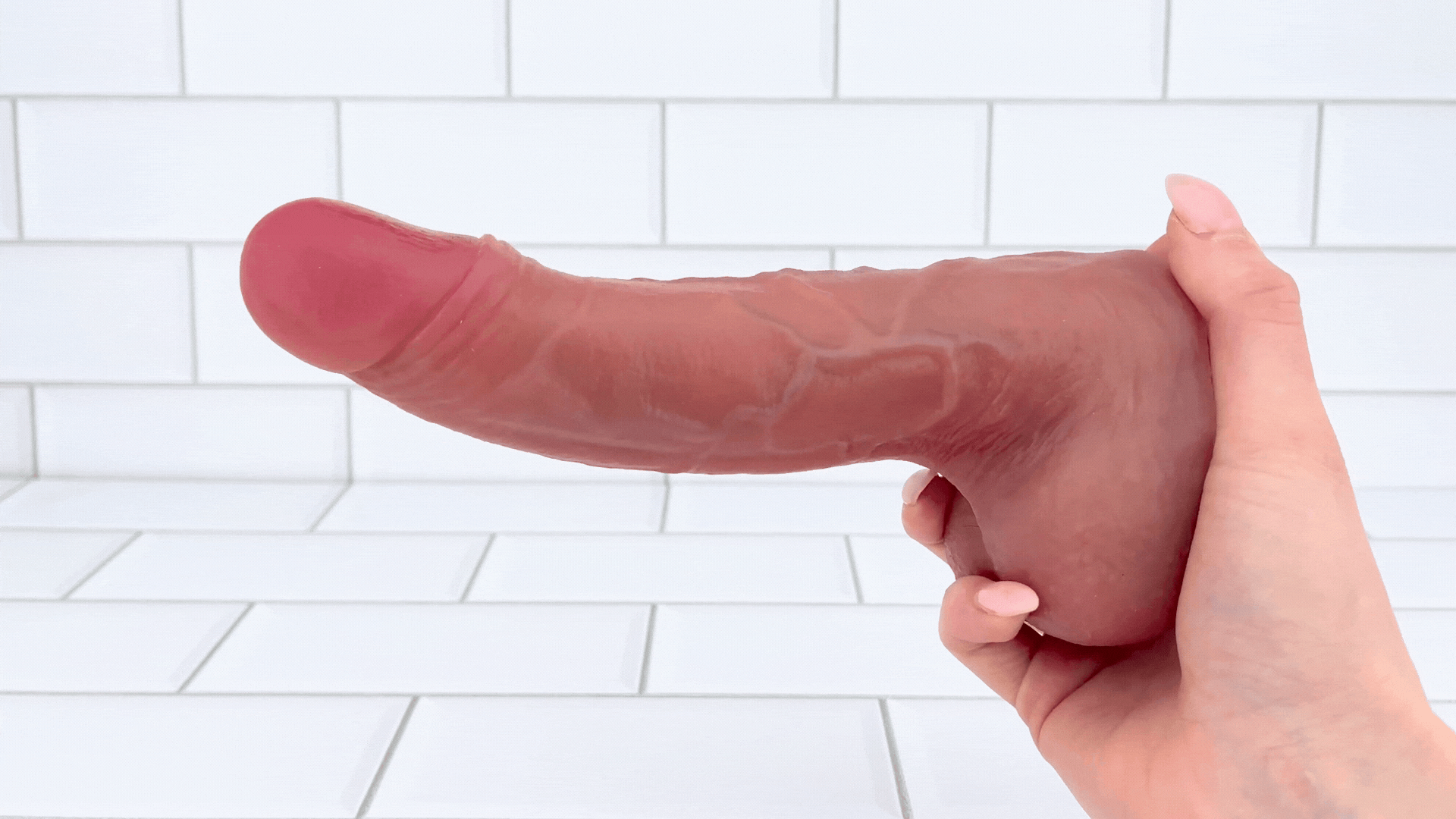 The Hot Shot Heated Thrusting & Vibrating Dildo - Curved to Stimulate Your G-Spot with Every Thrust!