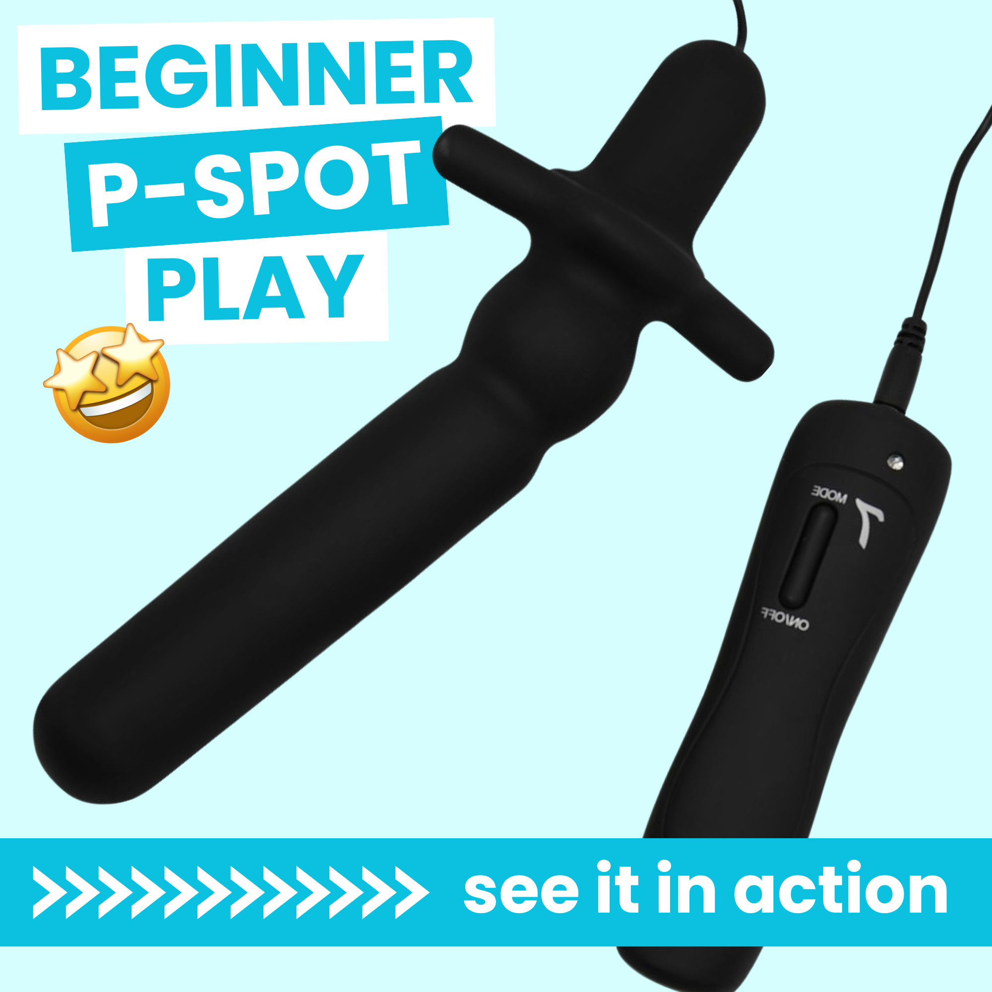 7 Function Silicone Vibrating Anal Toy
