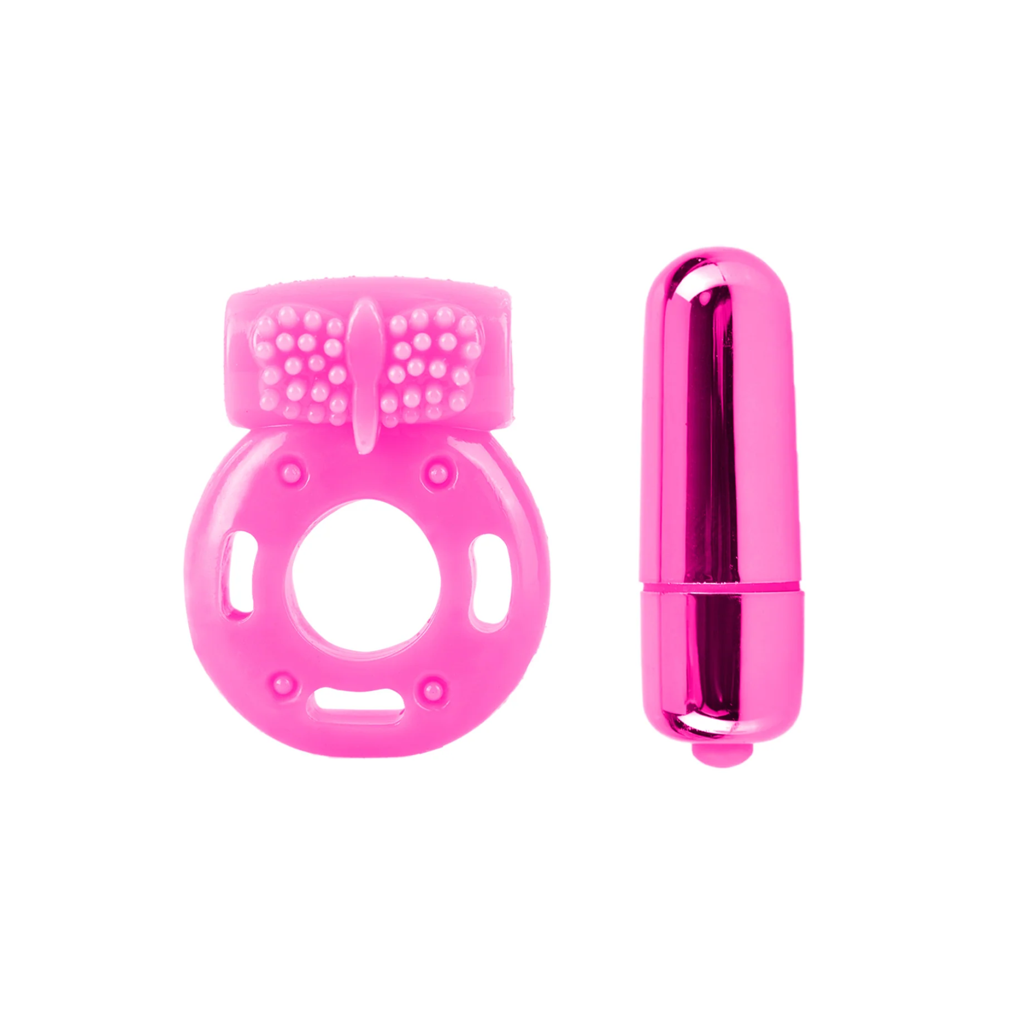 Neon Silicone Vibrating Couples (3 Piece Kit)