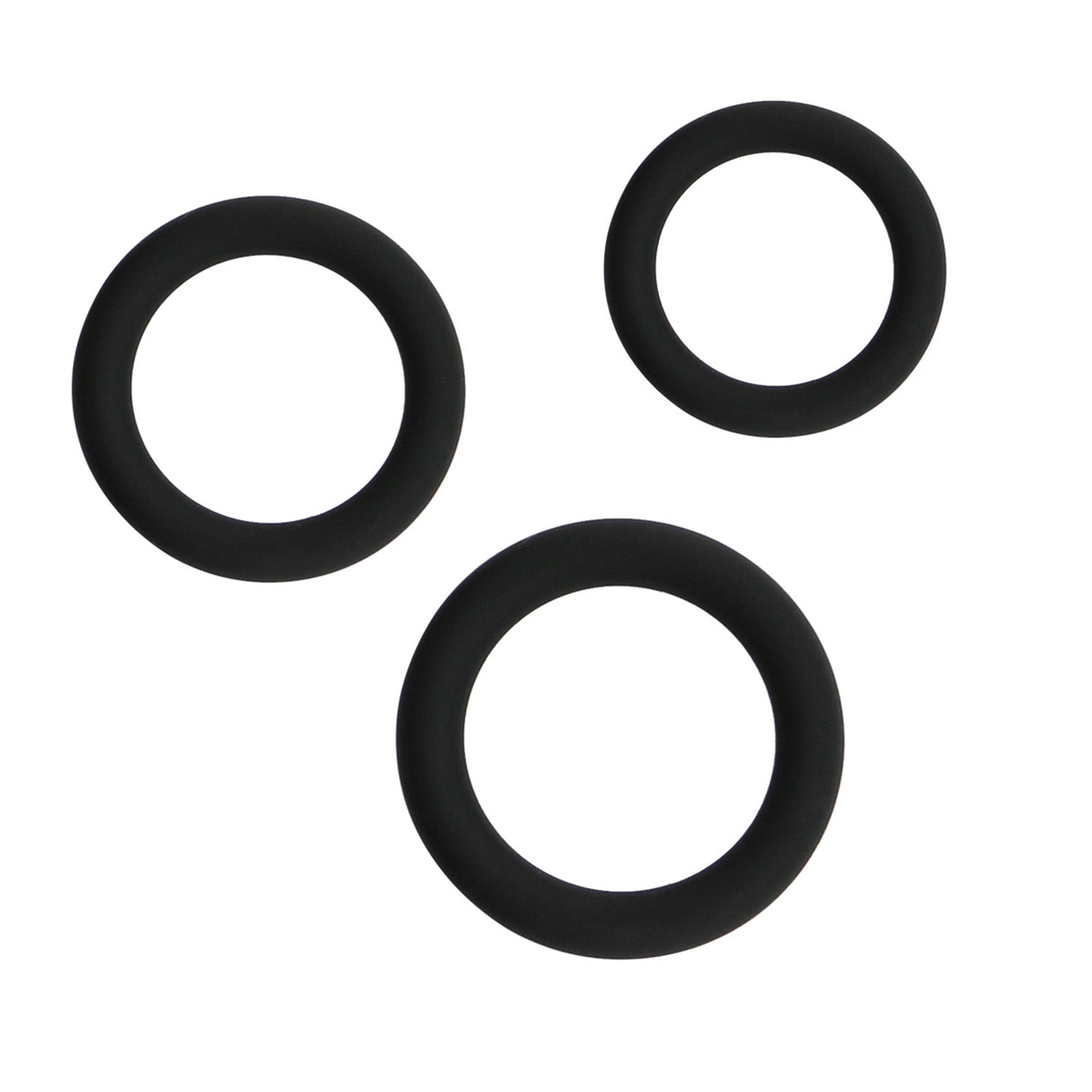 Silicone Thick Erection Stacking Cock Ring Set