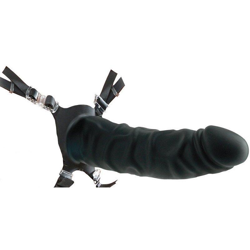 7 Inch Silicone Hollow Strap-On
